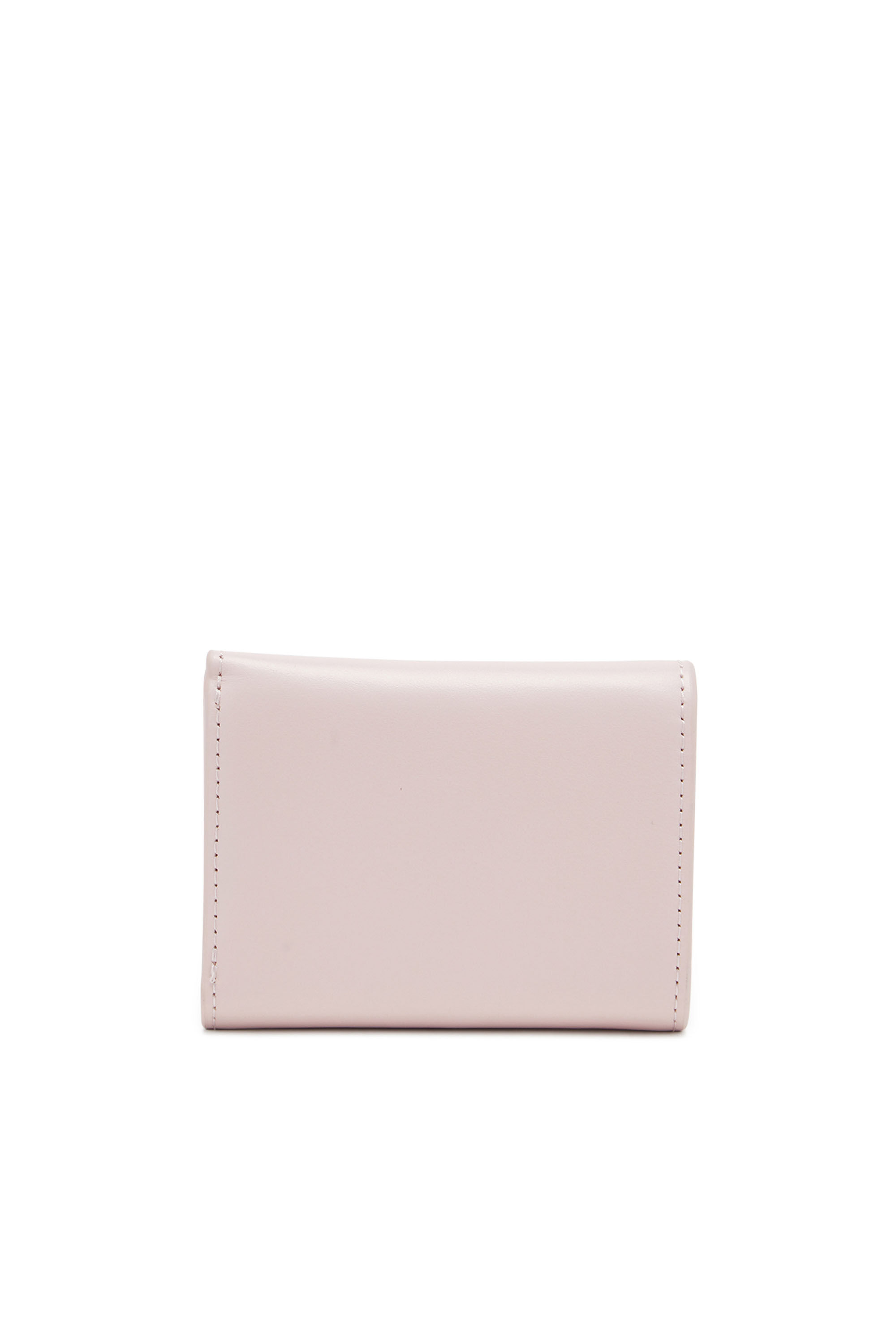 Diesel - 1DR TRI FOLD COIN XS II, Female's Tri-fold wallet in pastel leather in ピンク / ホワイト - 2