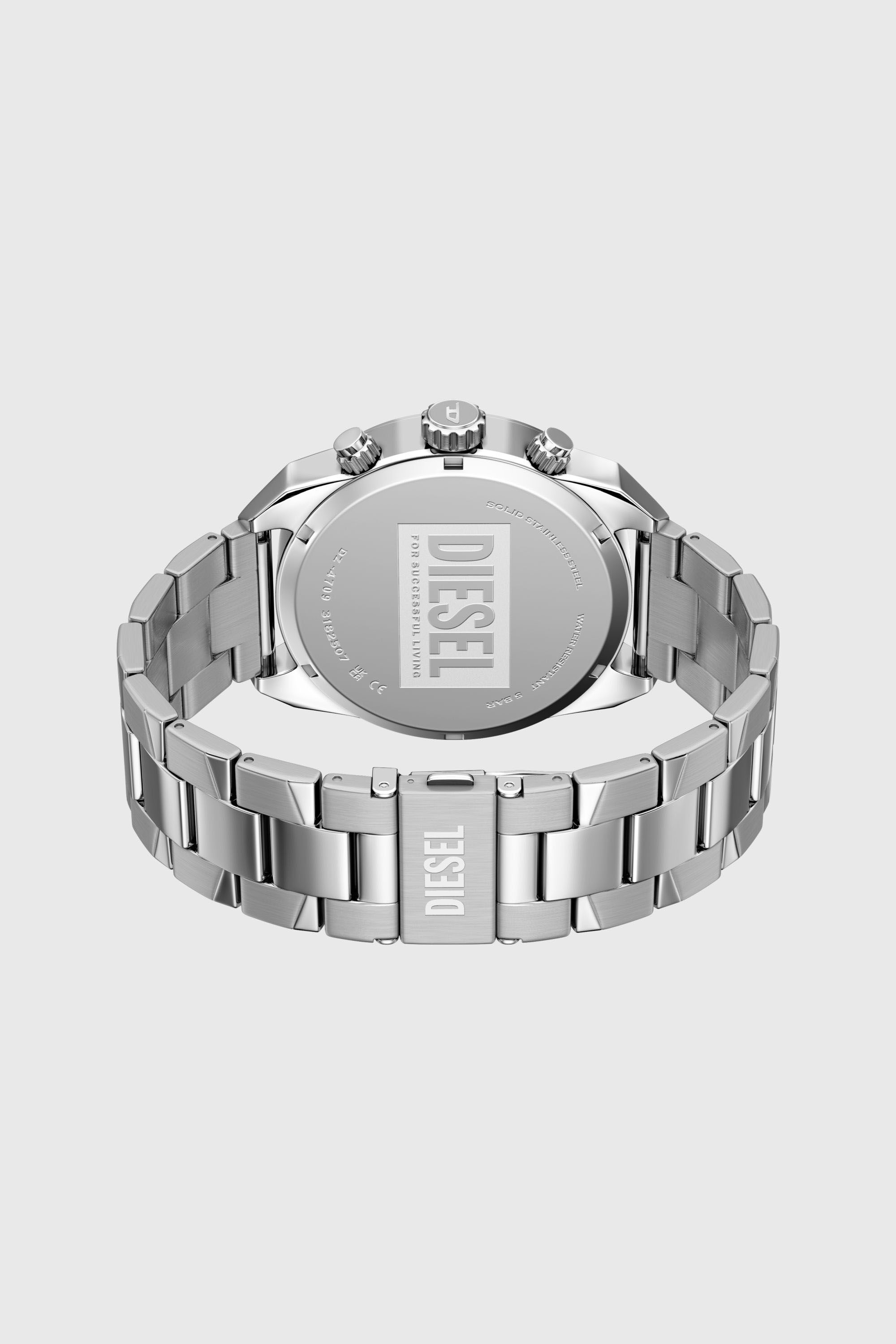 Diesel - DZ4709 WATCH, Male's Spiked Stainless Steel Watch in シルバー - 6