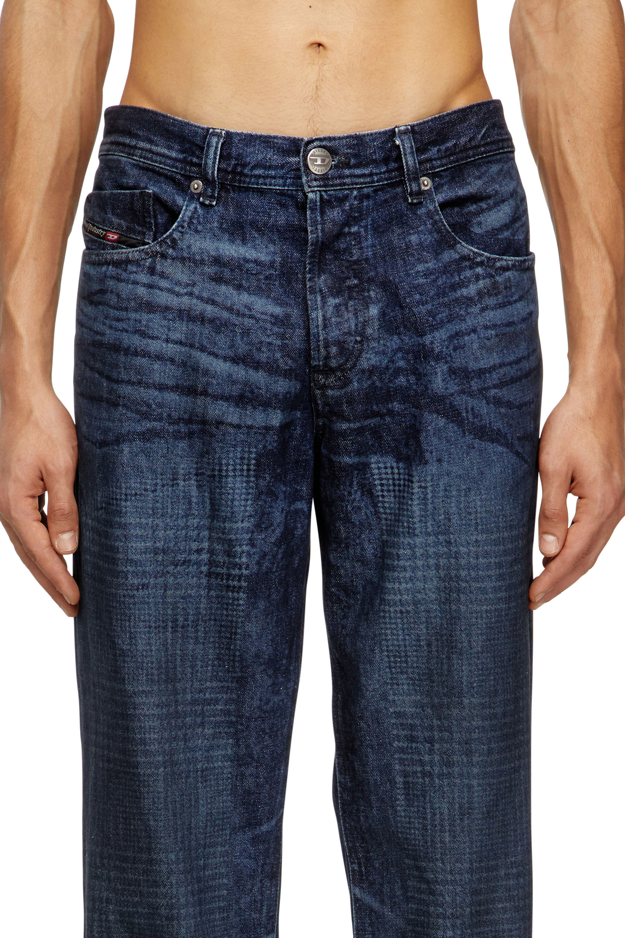 Diesel - Male's Regular Jeans 2023 D-Finitive 007CV, ダークブルー - 5