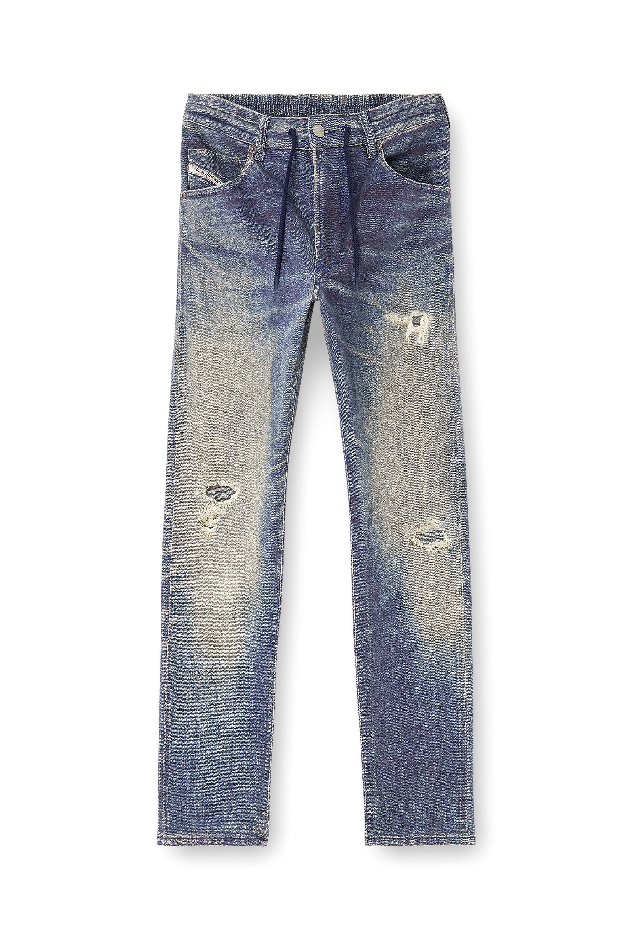 Diesel - Male's Regular 2032 D-Krooley Joggjeans® 068UT, ミディアムブルー - 2