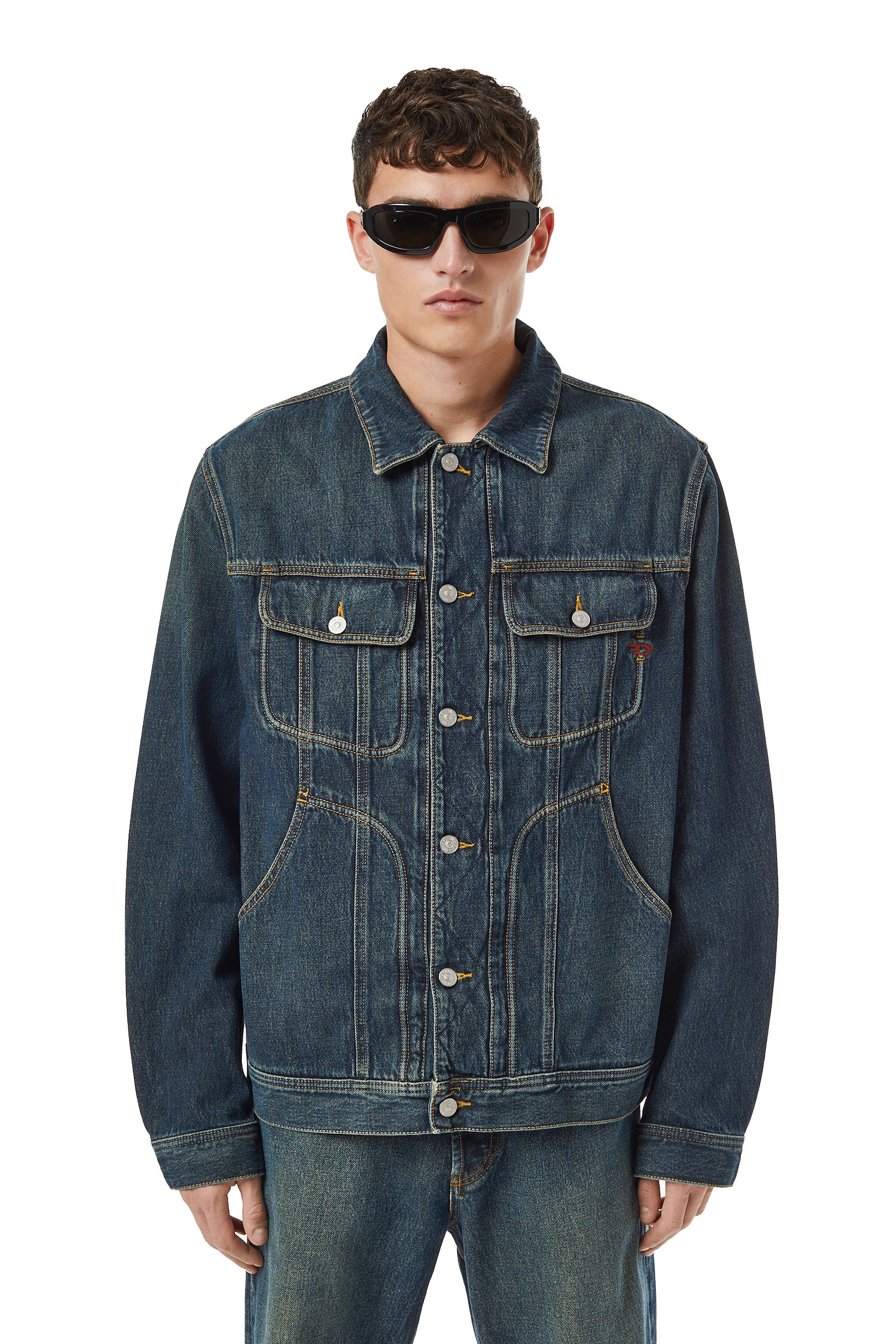 Diesel - D-RILEY TRUCKER JACKET,  - Image 3