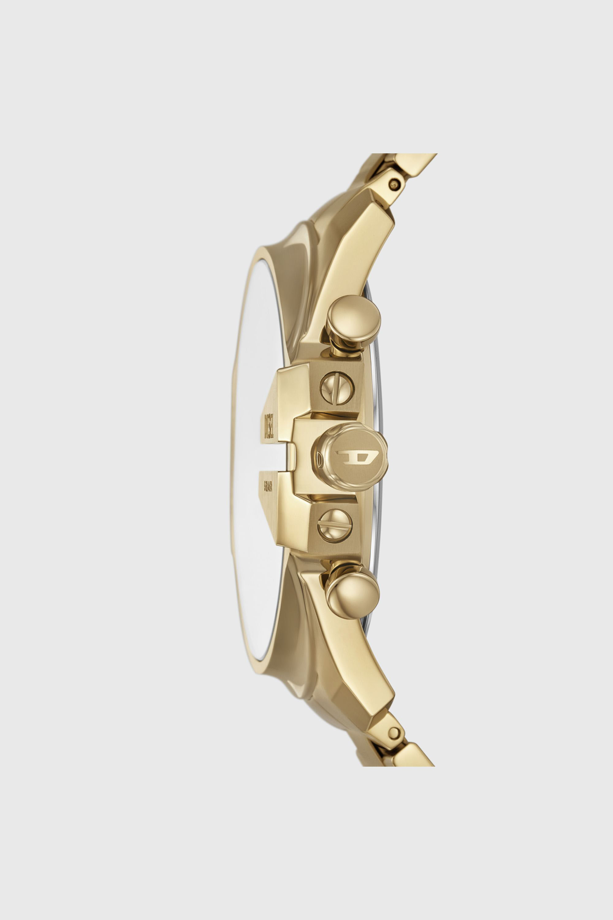 DZ4684 WATCH Mega Chief Slim Stainless Steel Watch｜ゴールド