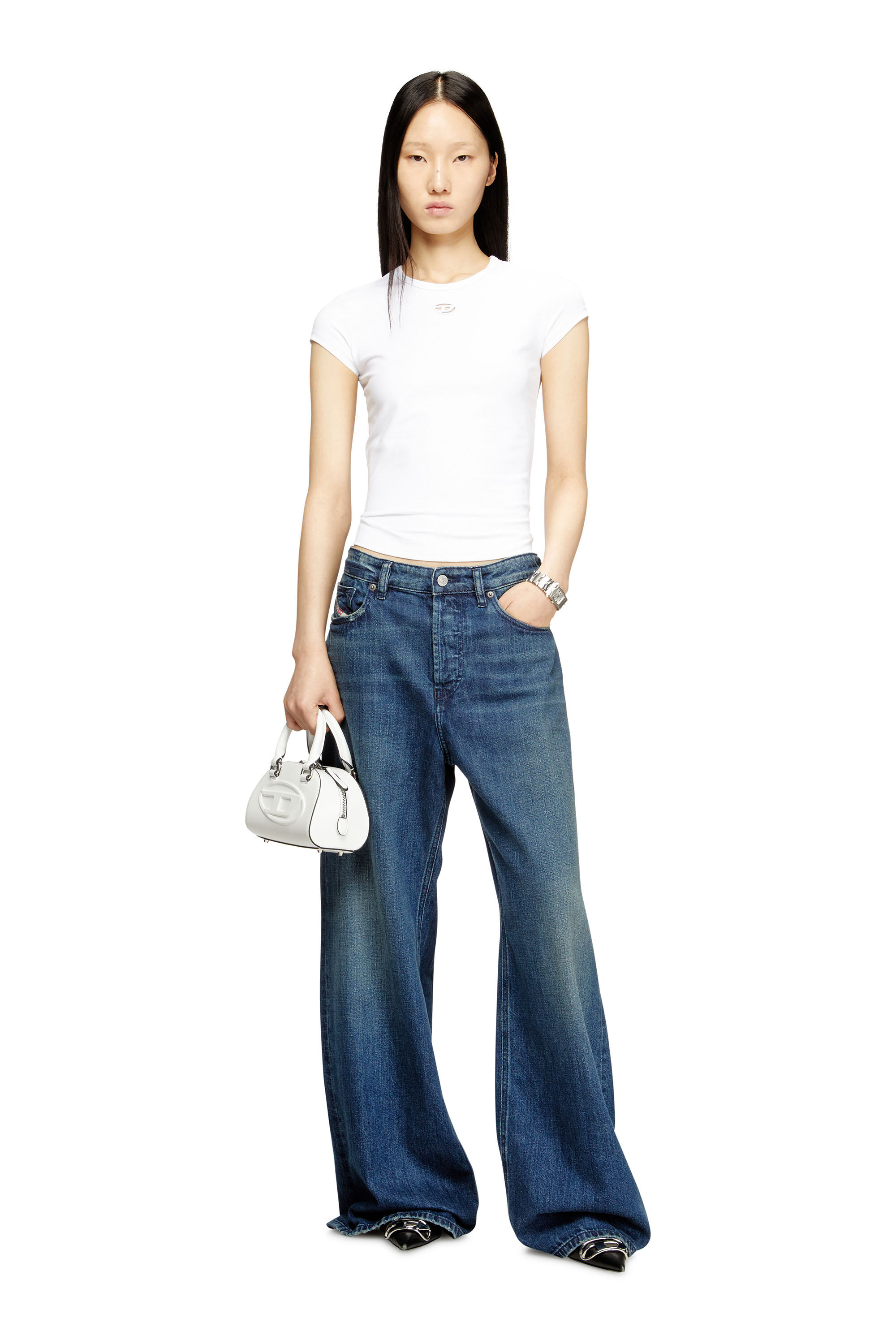1DR DOME CROSSBODY クロスボディバッグ｜ホワイト｜ウィメンズ｜DIESEL