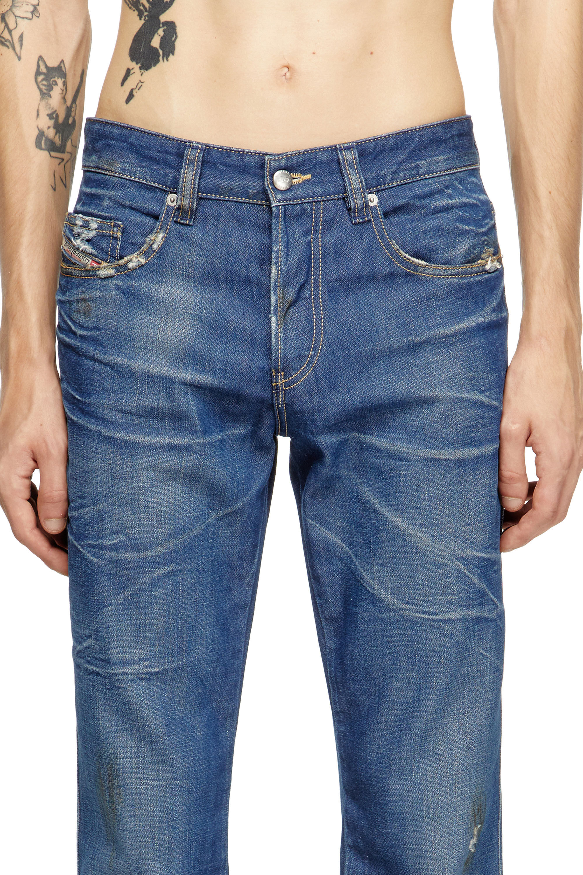 Diesel - Male's Bootcut Jeans 1998 D-Buck 09M60, ダークブルー - 4
