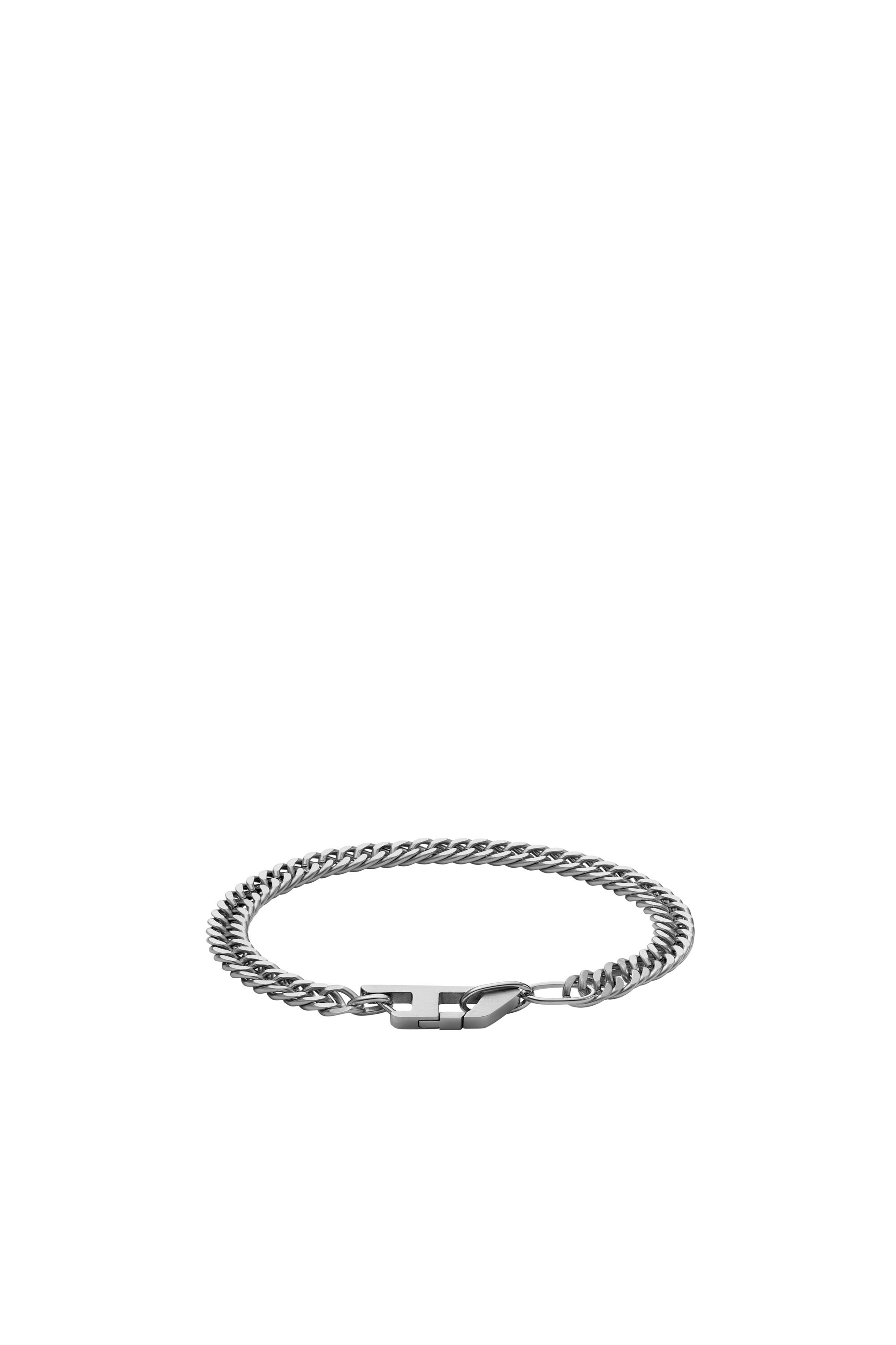 Diesel - DX1510, Unisex's Stainless steel chain bracelet in シルバー - 1
