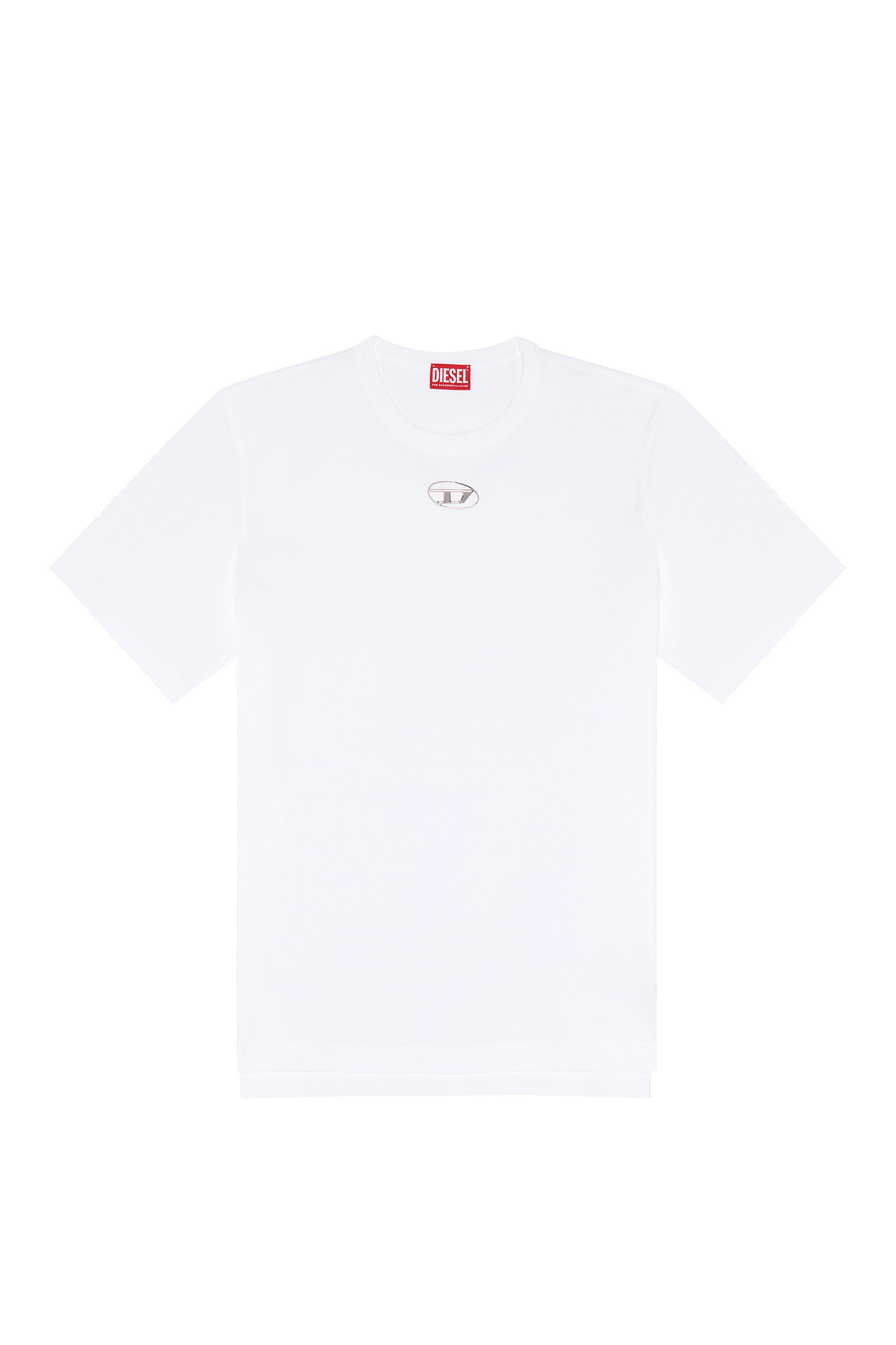 ５５％以上節約 T-ADJUST-OD D｜ホワイト｜メンズ Oval metallic with T-shirt トップス