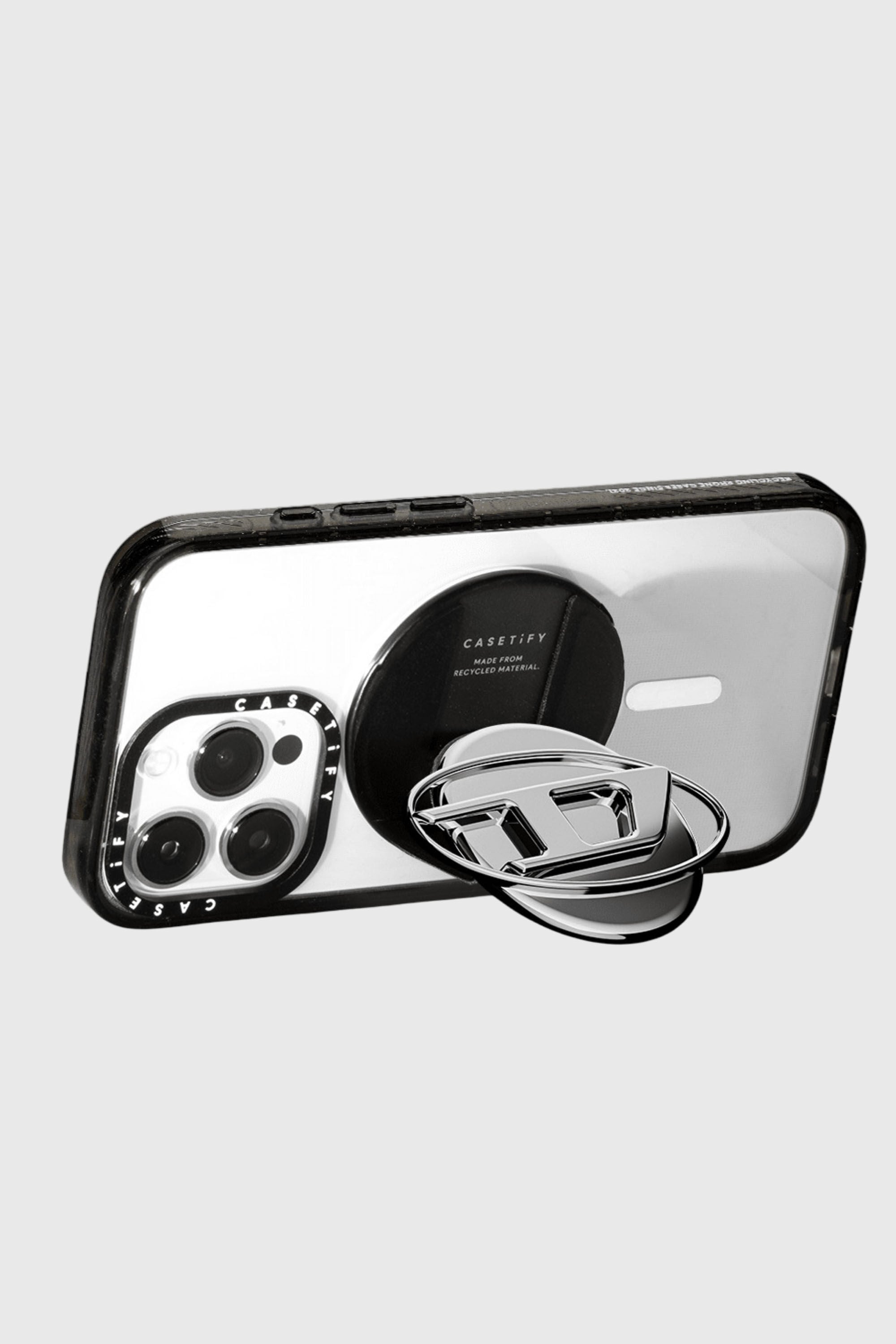 Diesel - 60372 CASETIFY  GRIP STAND, Unisex's UNIVERSAL in シルバー - 4