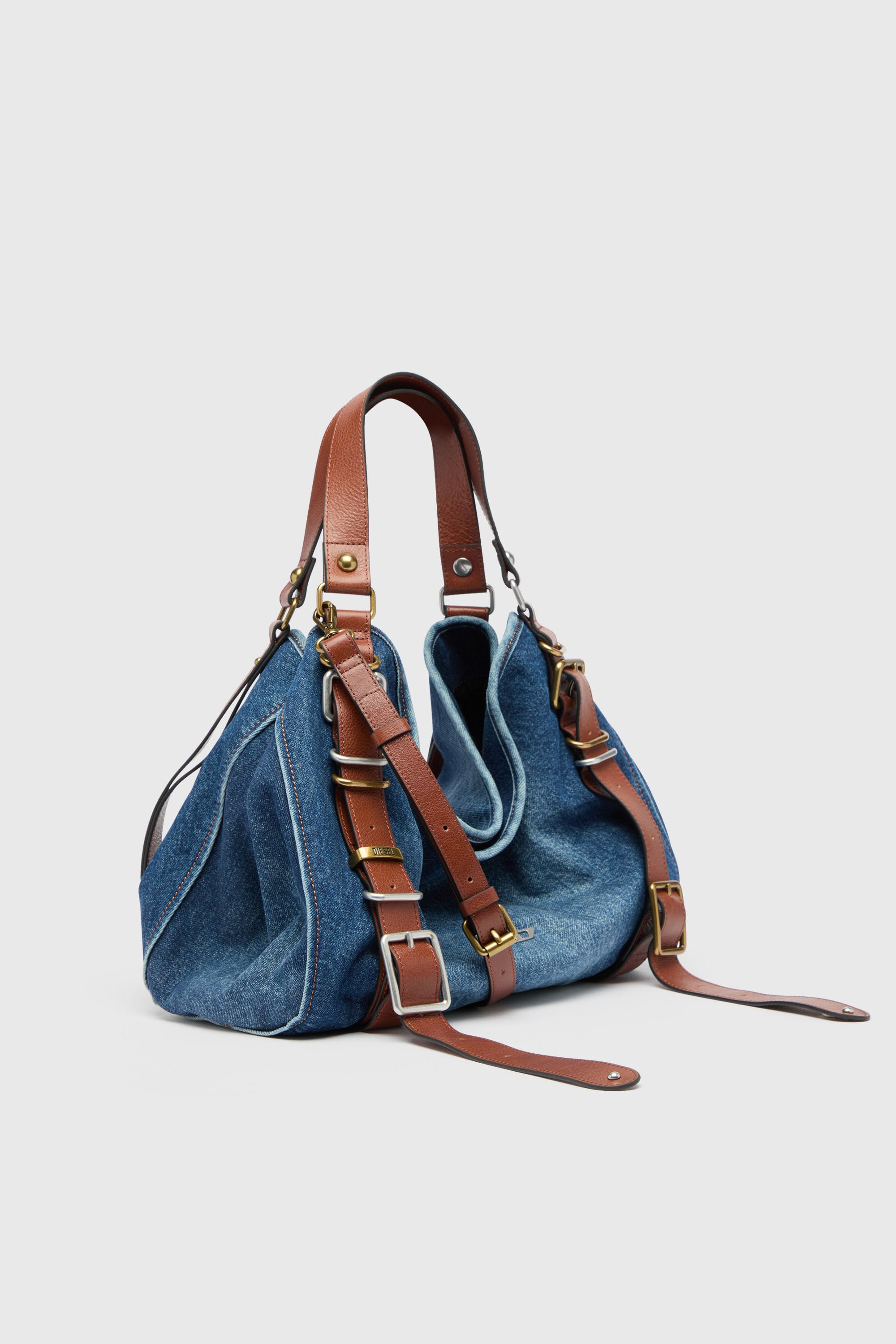 Diesel - D-ONE TOPHANDLE M, Female's トップハンドルバッグ in ブルー - 4