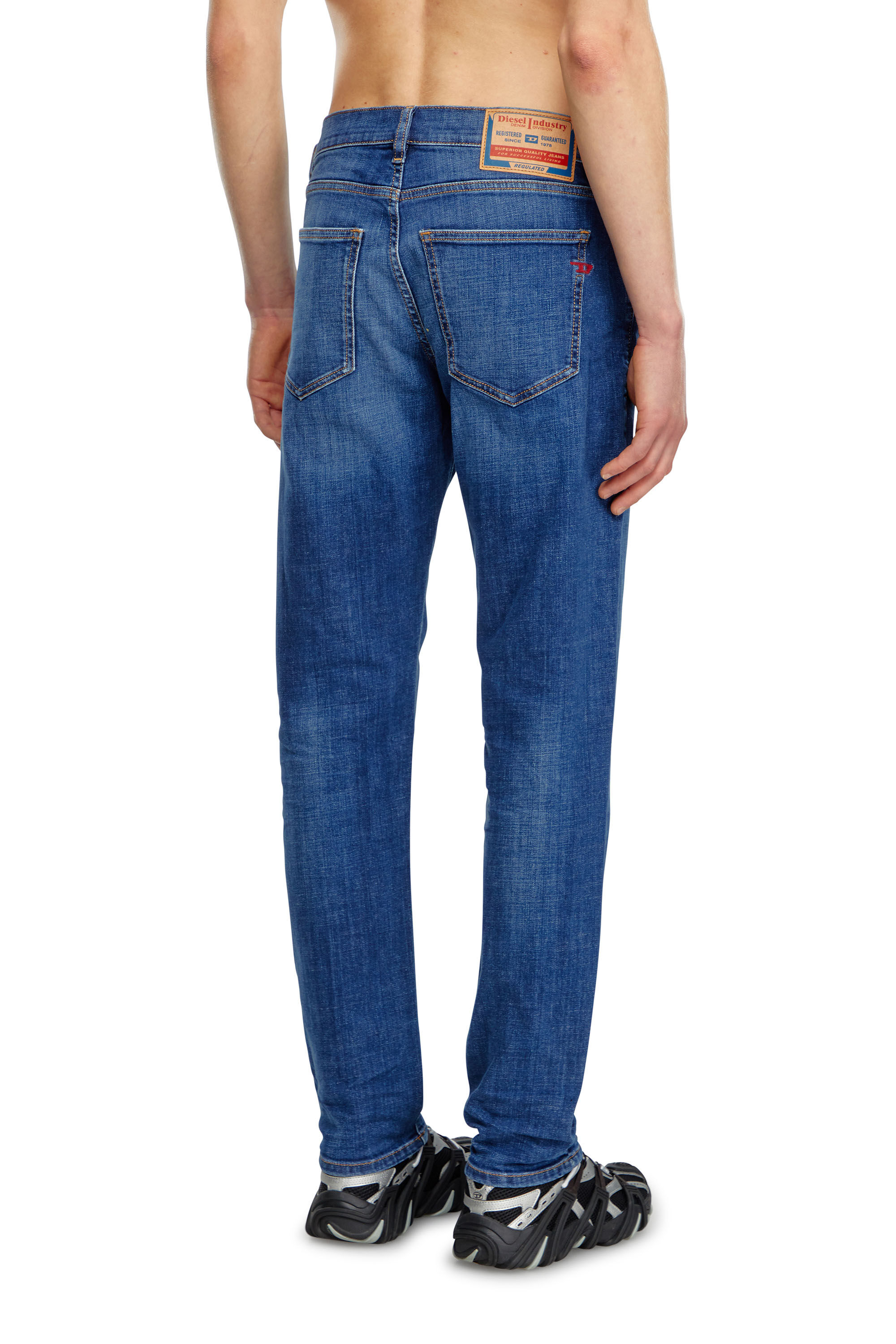 Diesel - Male's Slim Jeans 2019 D-Strukt 09K04, ミディアムブルー - 5