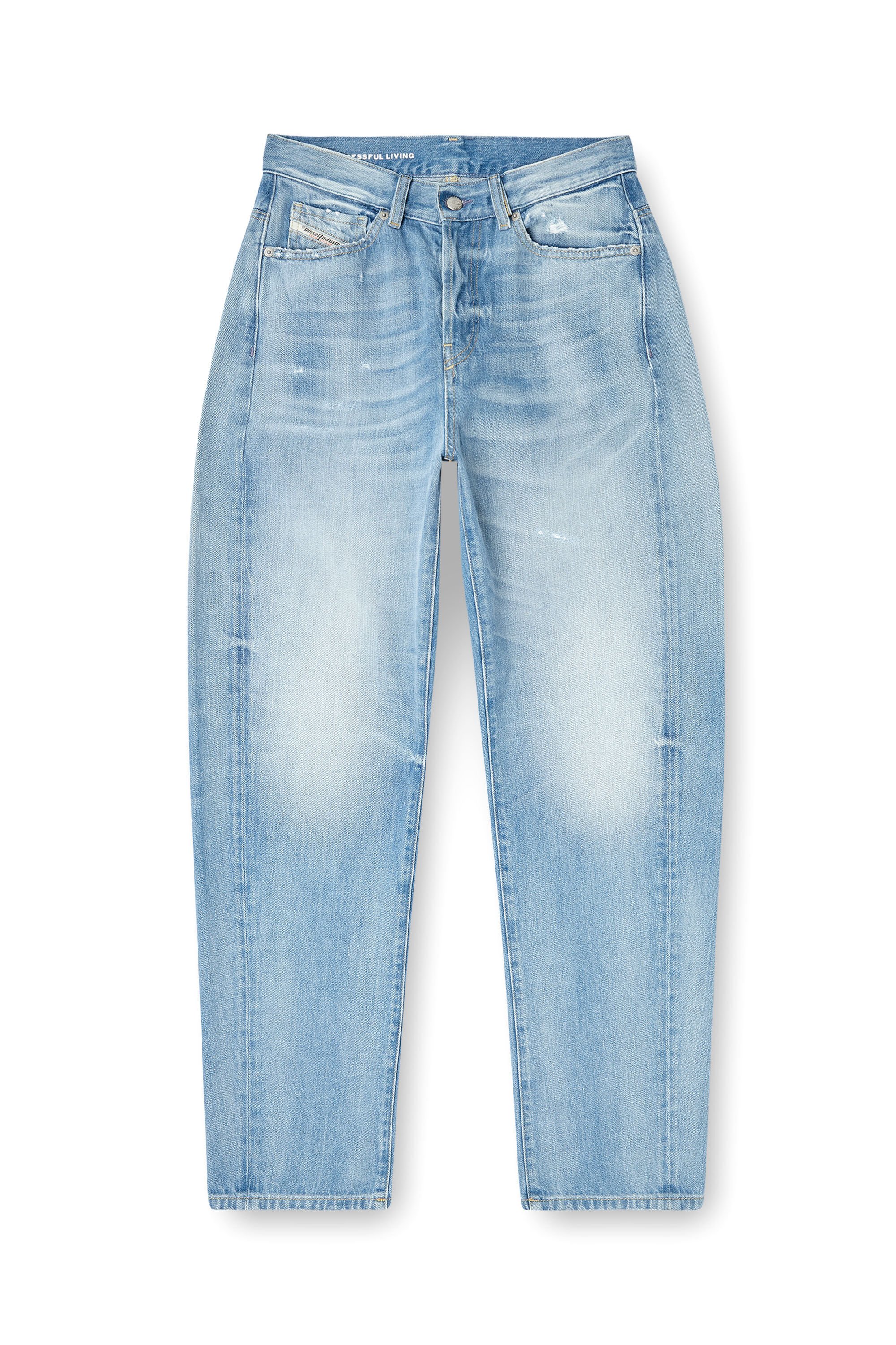 Diesel - Female's Relaxed Jeans 1974 D-Ellz 09M24, ライトブルー - 2