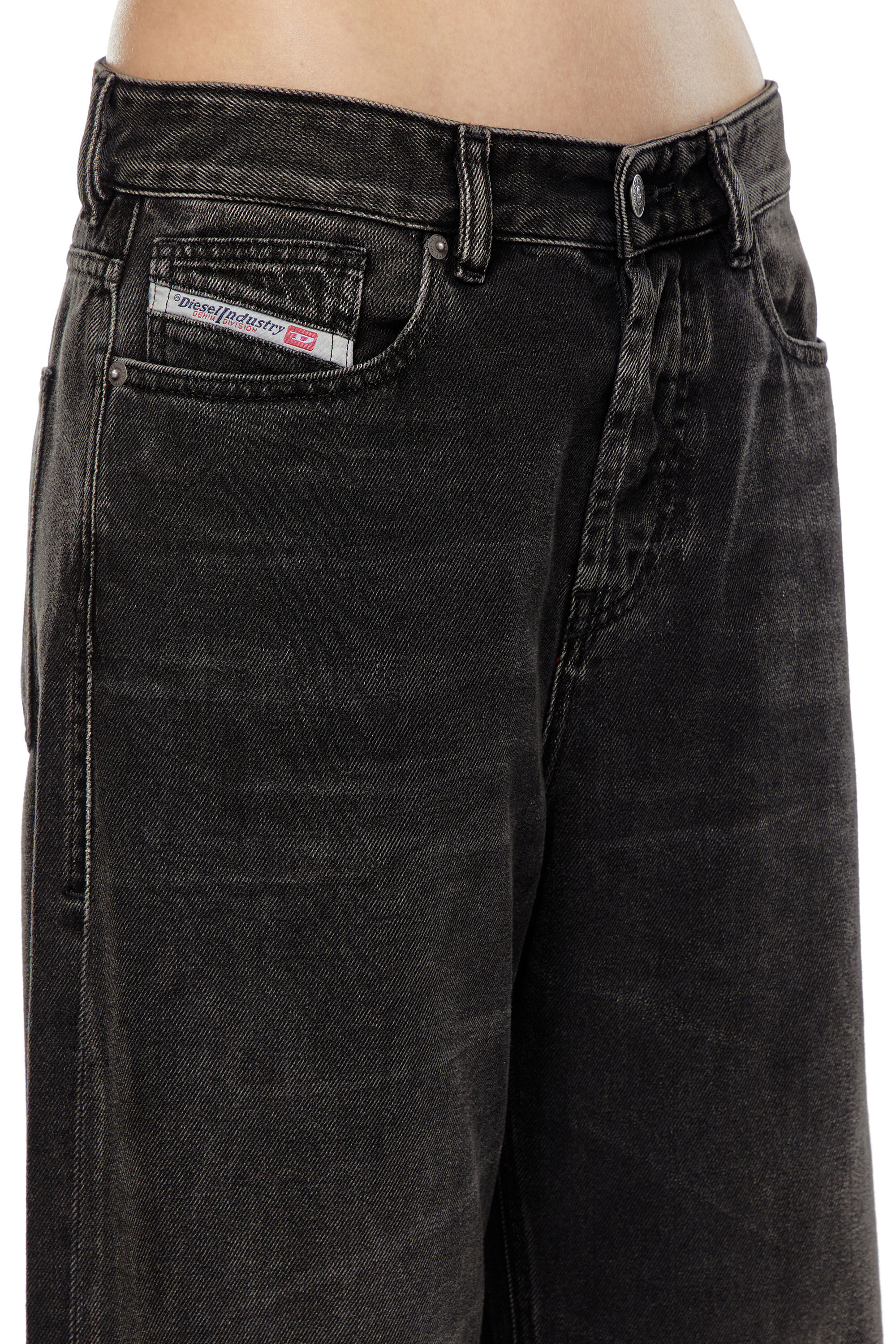 Diesel - Female's Relaxed Jeans 1996 D-Sire 09J96, ブラック/ダークグレー - 5