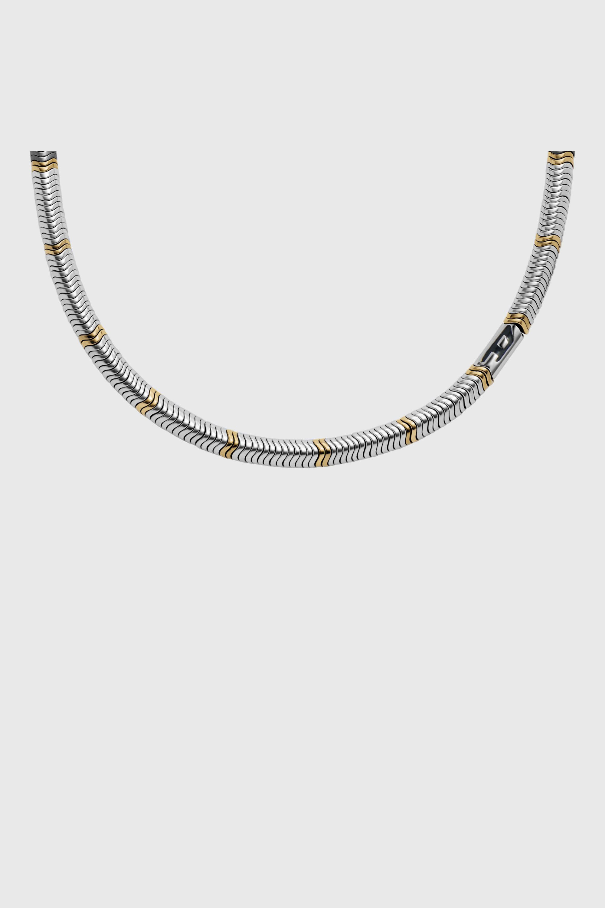 Diesel - DX1575931 JEWEL, Unisex's ネックレス in シルバー/ゴールド - 2
