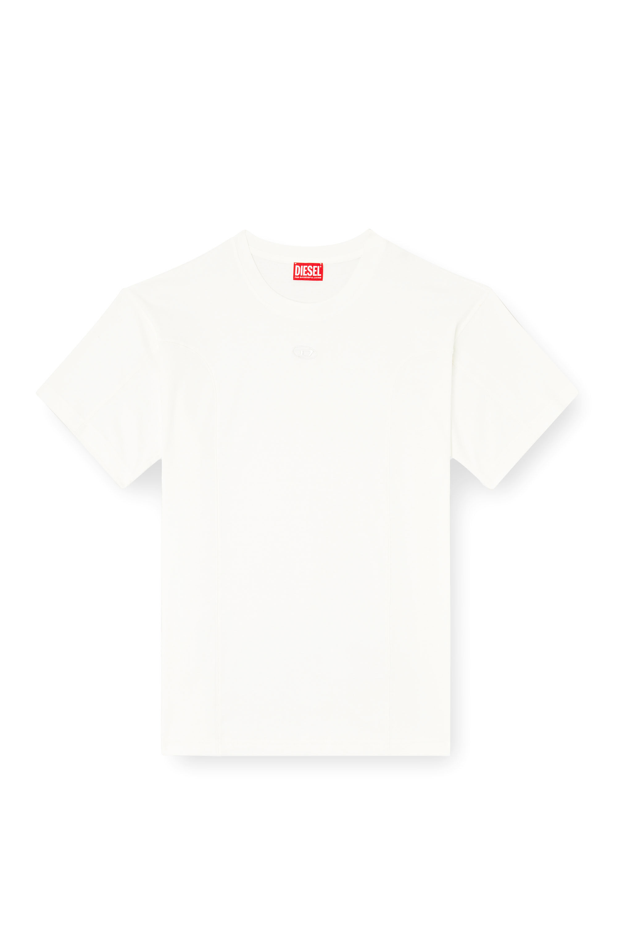T-NORM-INT Short-sleeve T-shirt with panels｜ホワイト