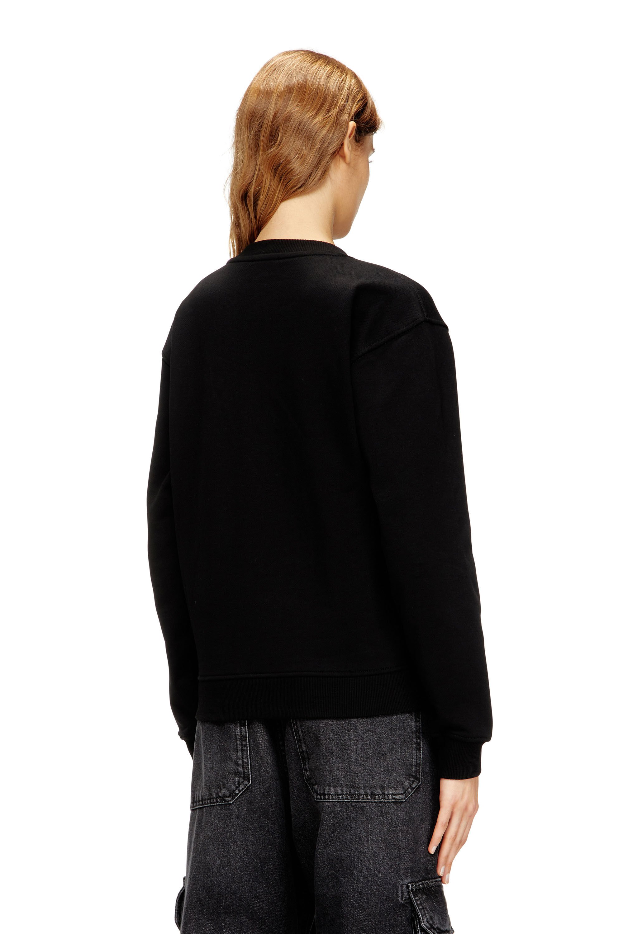 Diesel - F-NORMY-OD, Female's プルオーバースウェット in ブラック - 4