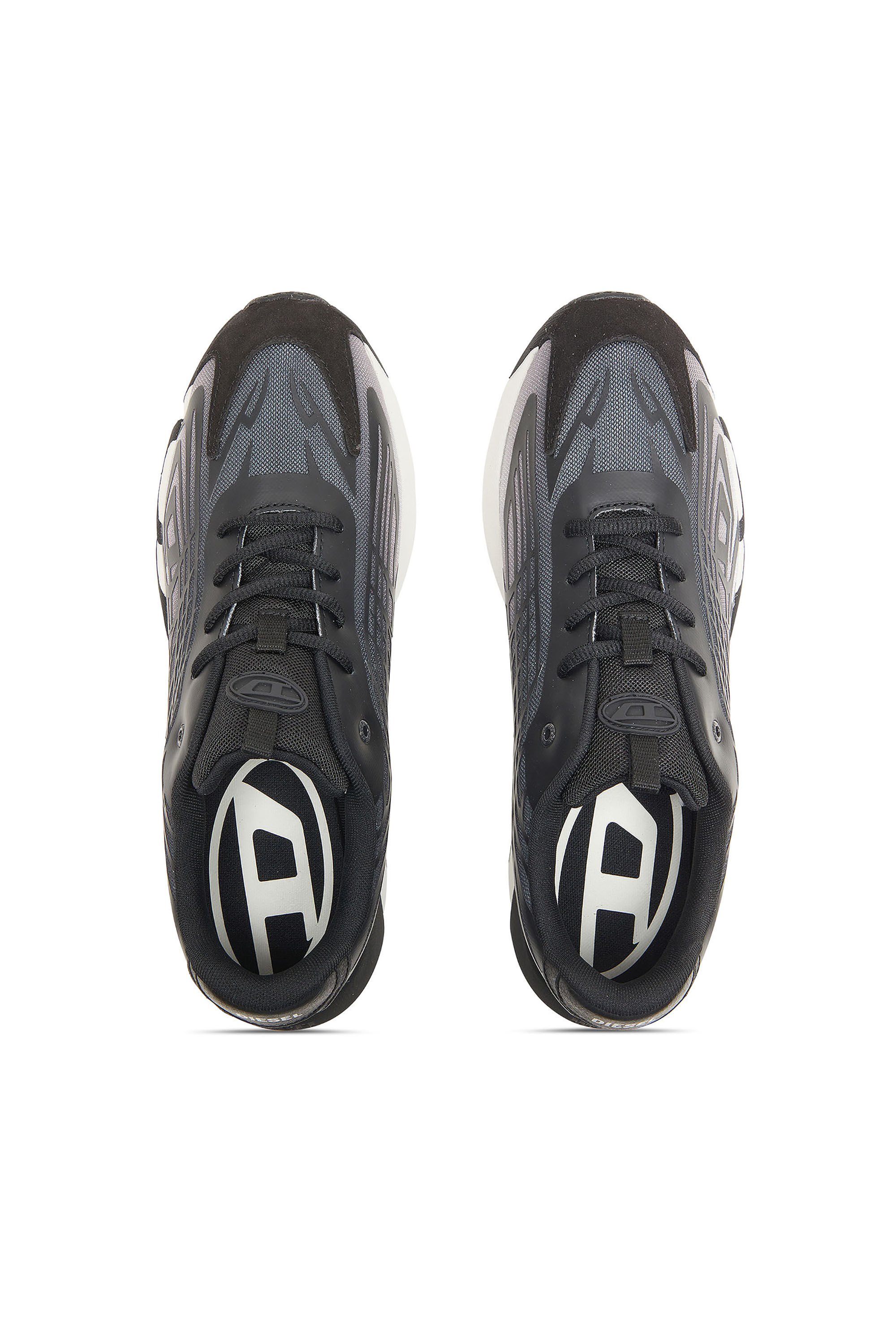 Diesel - S-D-VIT'S 500 LOW, Male's ローカットスニーカー in ブラック/ホワイト - 6