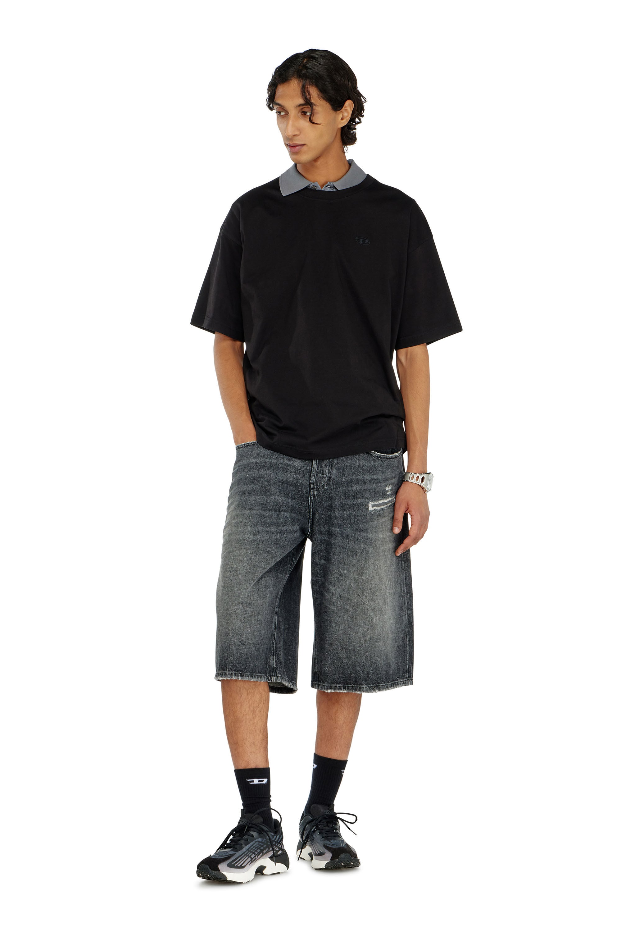 Diesel - T-BOXT-AA18, Male's Tシャツ in ブラック - 1