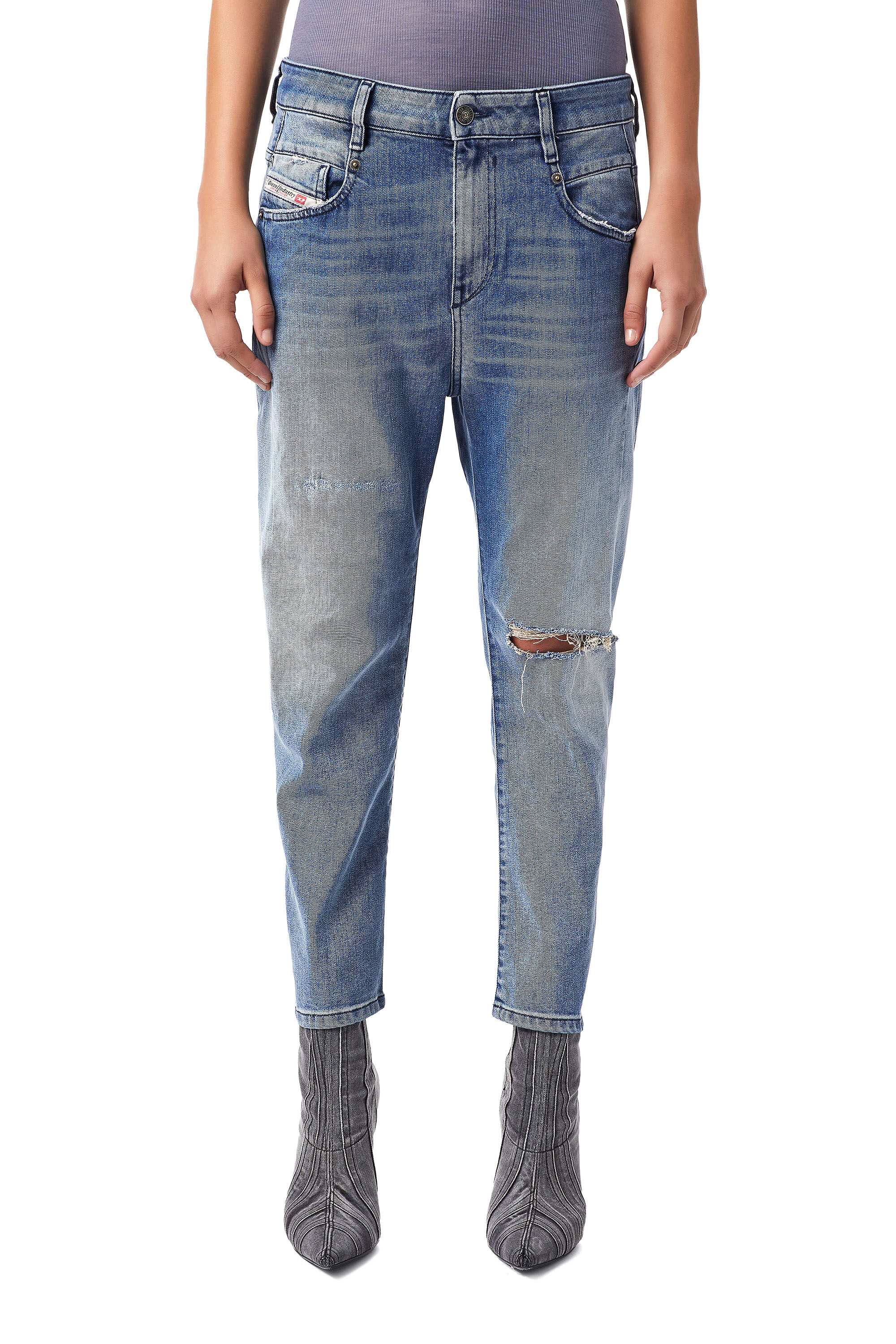 Diesel - Fayza 09B16 Boyfriend Jeans,  - Image 3