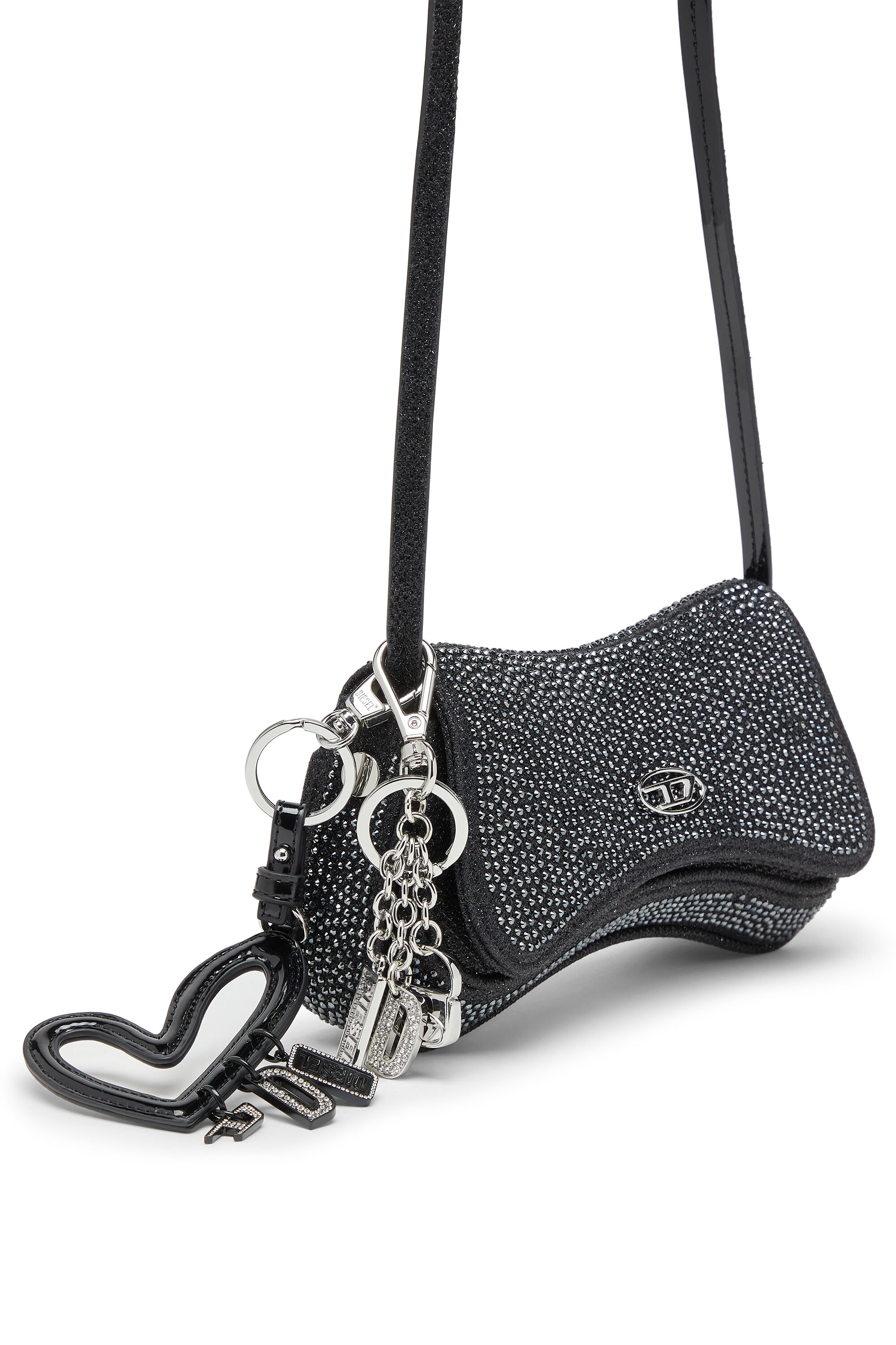 Diesel - PLAY CROSSBODY XS, Female's クロスボディバッグ XS in ブラック - 7