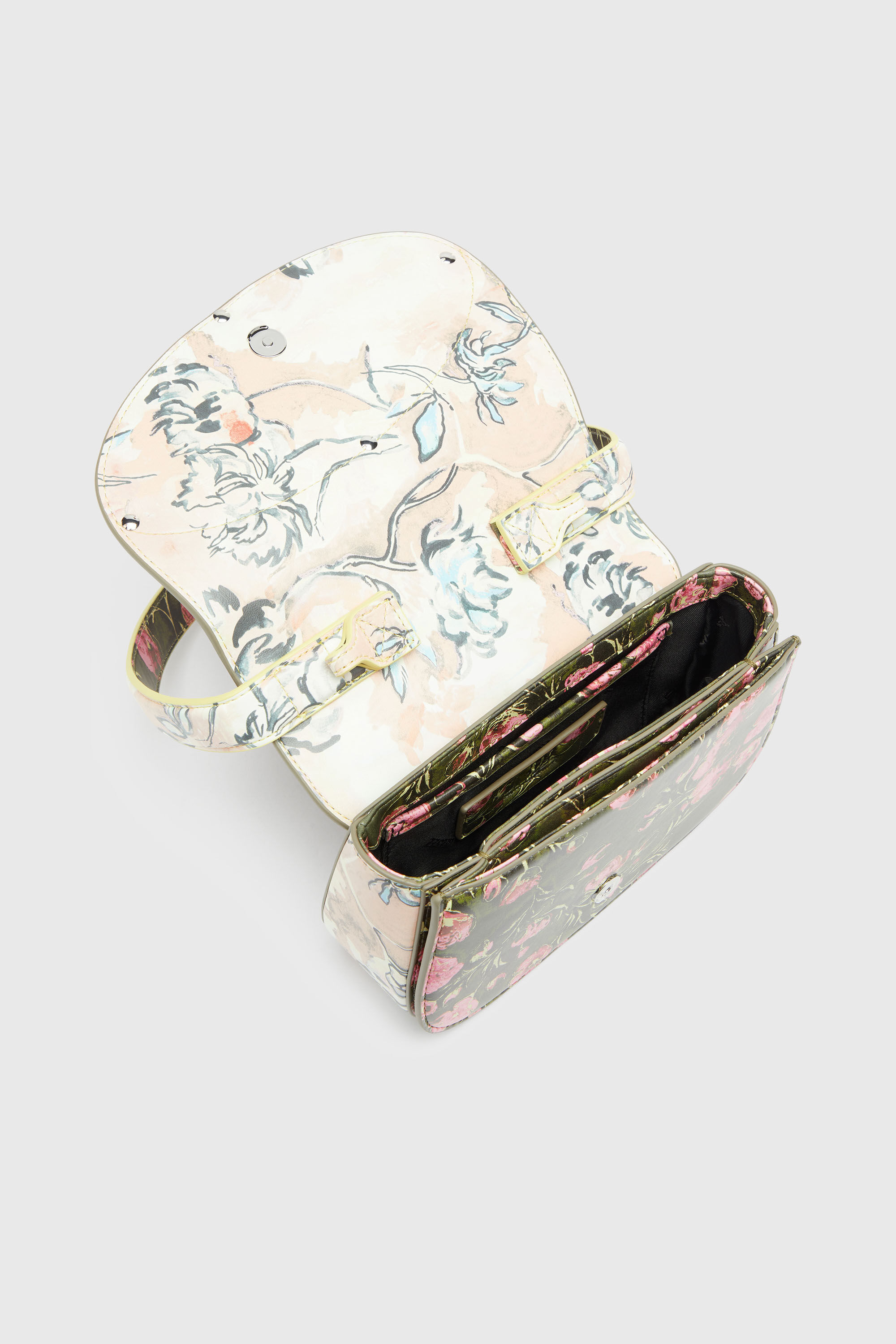 Diesel - 1DR, Female's 1DR-Iconic shoulder bag with floral print in マルチカラー - 5