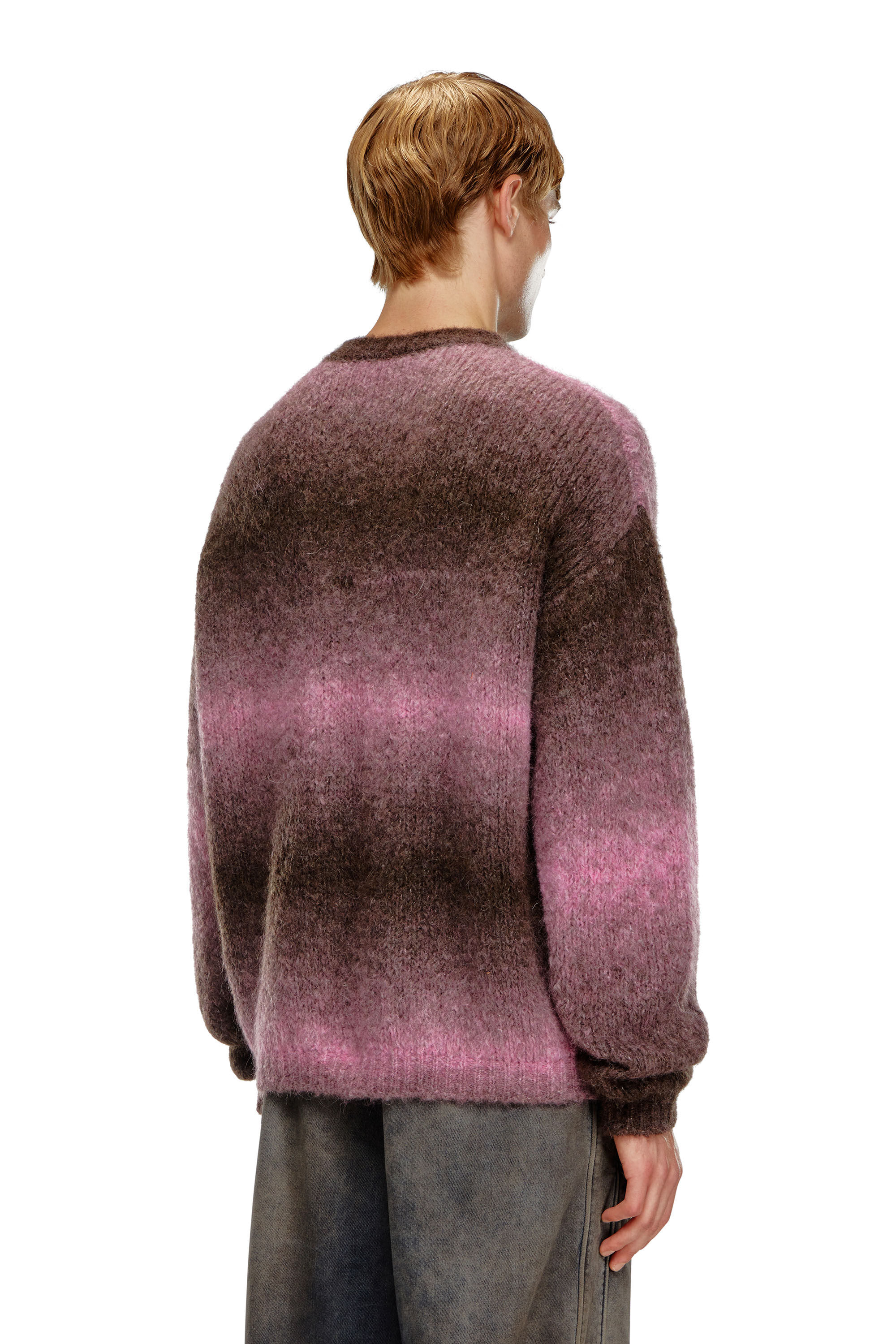 K-RASTA Dégradé jumper in alpaca blend｜バイオレット｜メンズ｜DIESEL