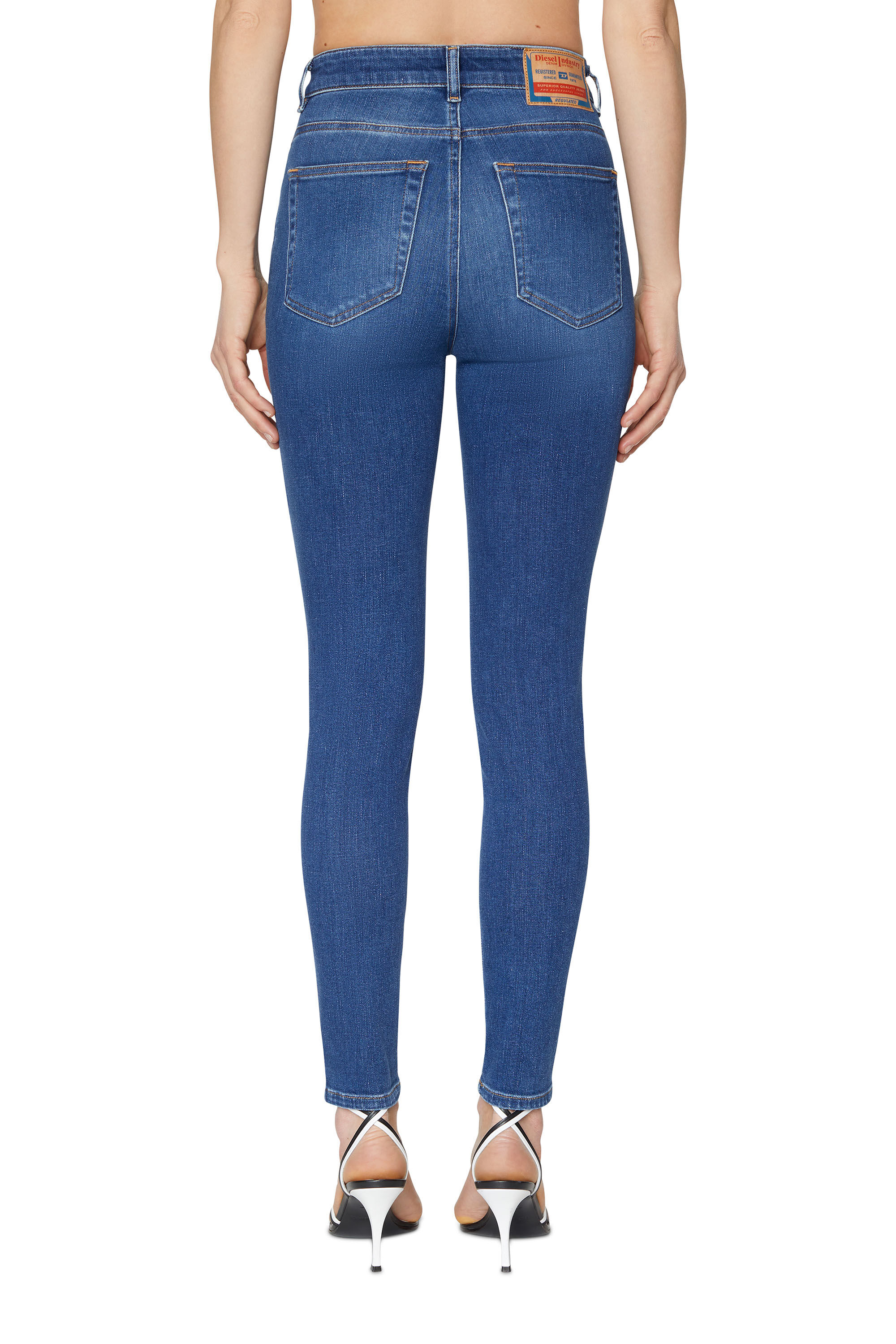 Diesel - Super skinny Jeans 1984 Slandy-High 09C21, ミディアムブルー - Image 5