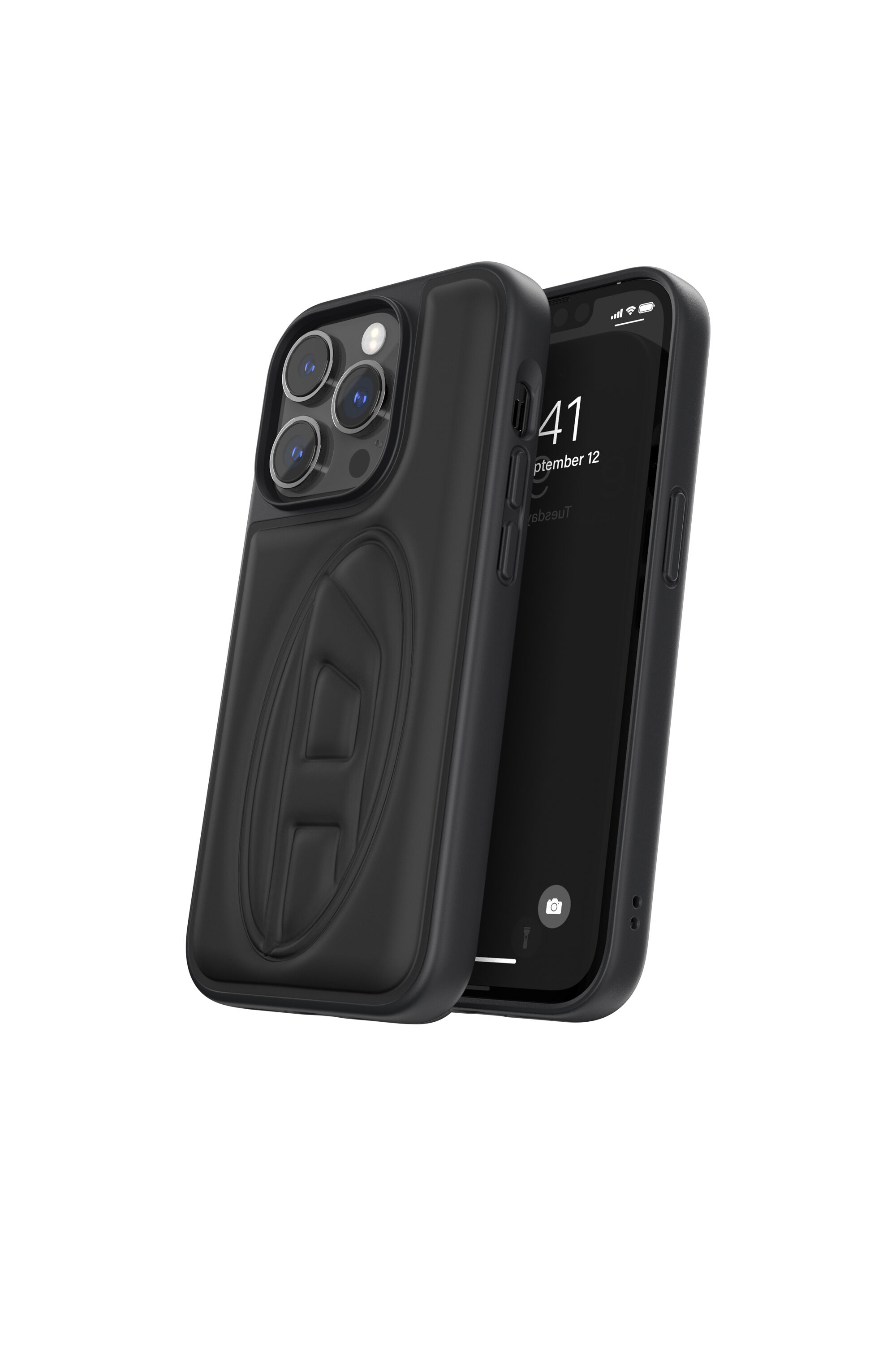 Diesel - 53407 MOULDED CASE, Unisex's iPhone 14 PRO in ブラック - 3