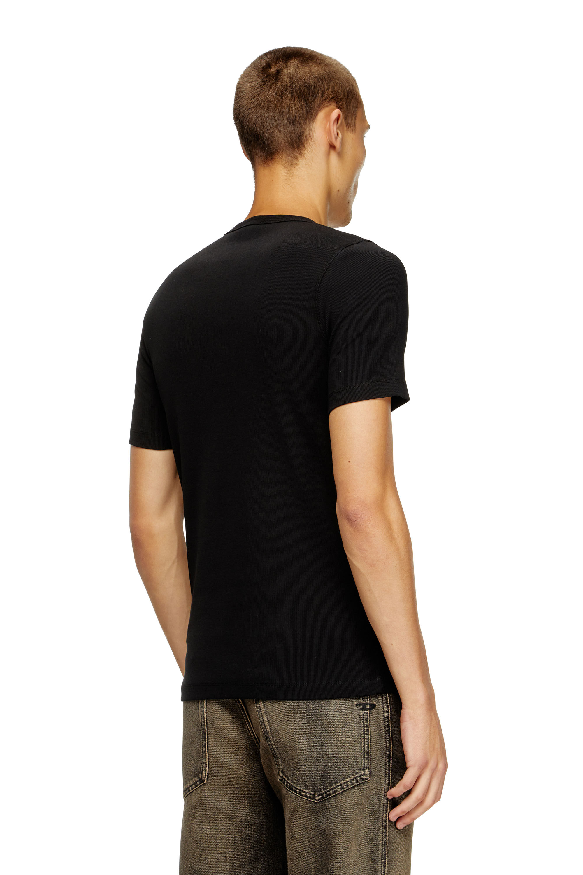 D-RIBBER-N 長袖Tシャツ｜ブラック｜ディーゼル（DIESEL）公式 