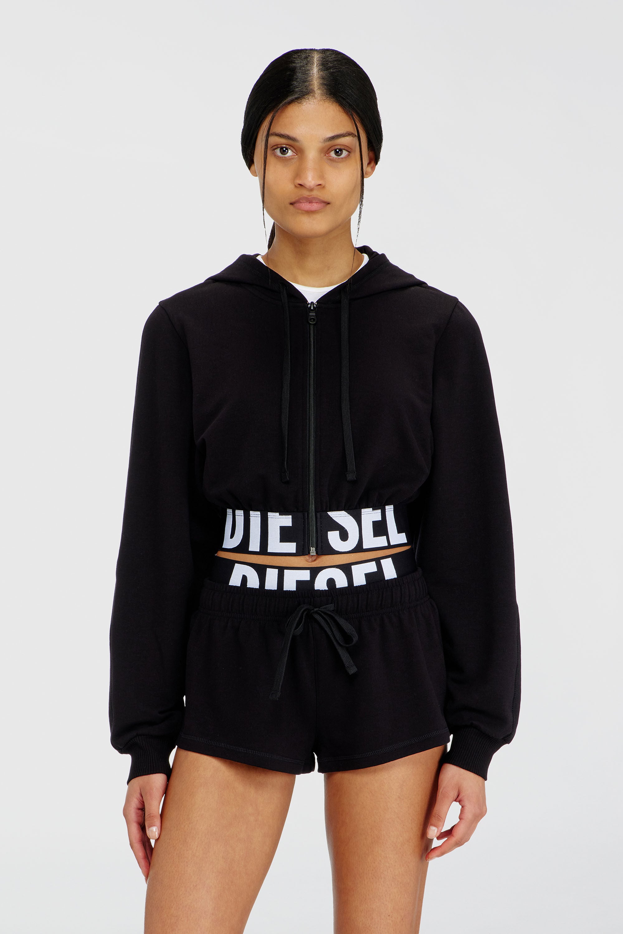 Diesel - NIKA-D-POP, Female's ジップアップパーカー in ブラック - 3
