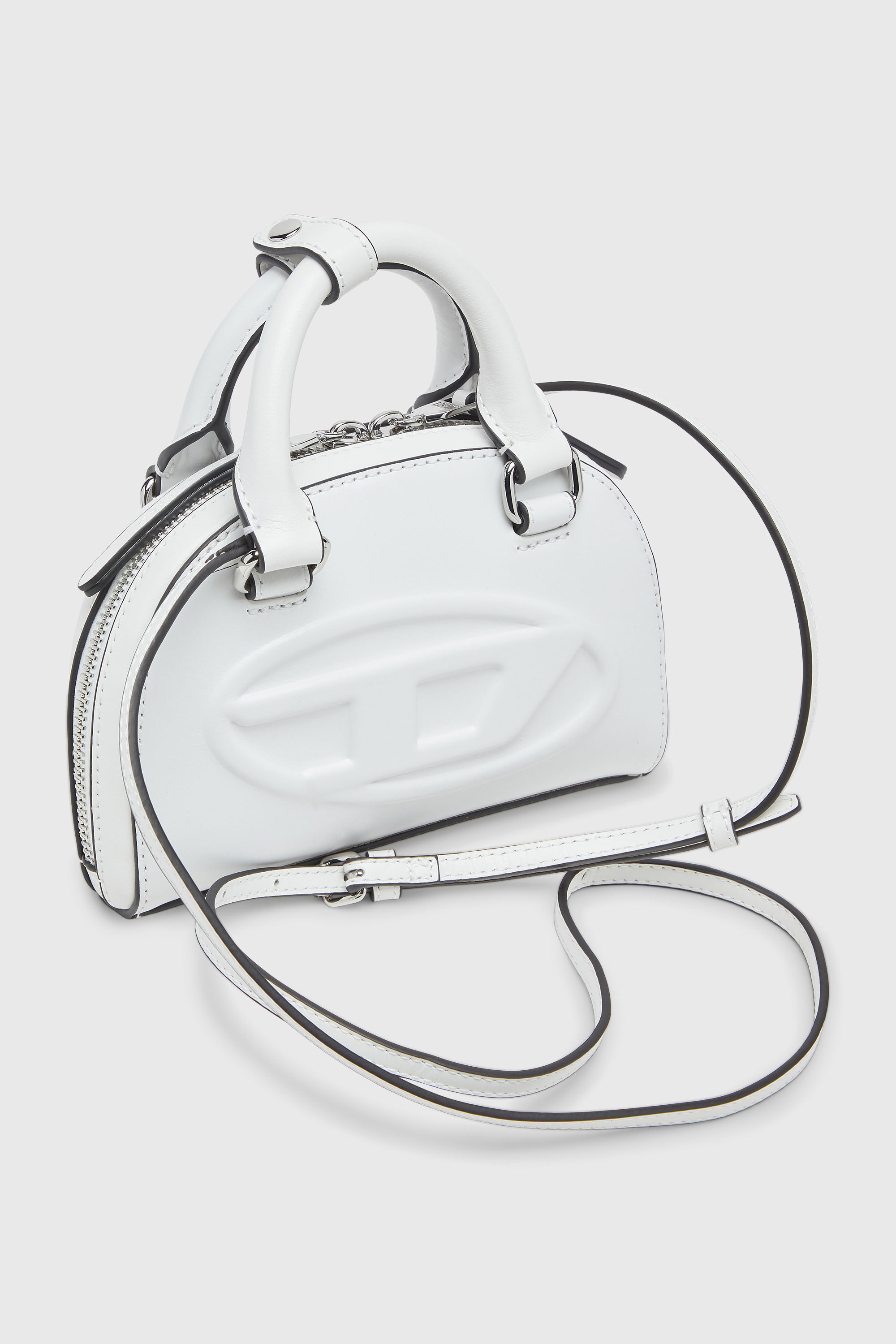 Diesel - 1DR DOME CROSSBODY XS, Female's クロスボディバッグ XS in ホワイト - 6
