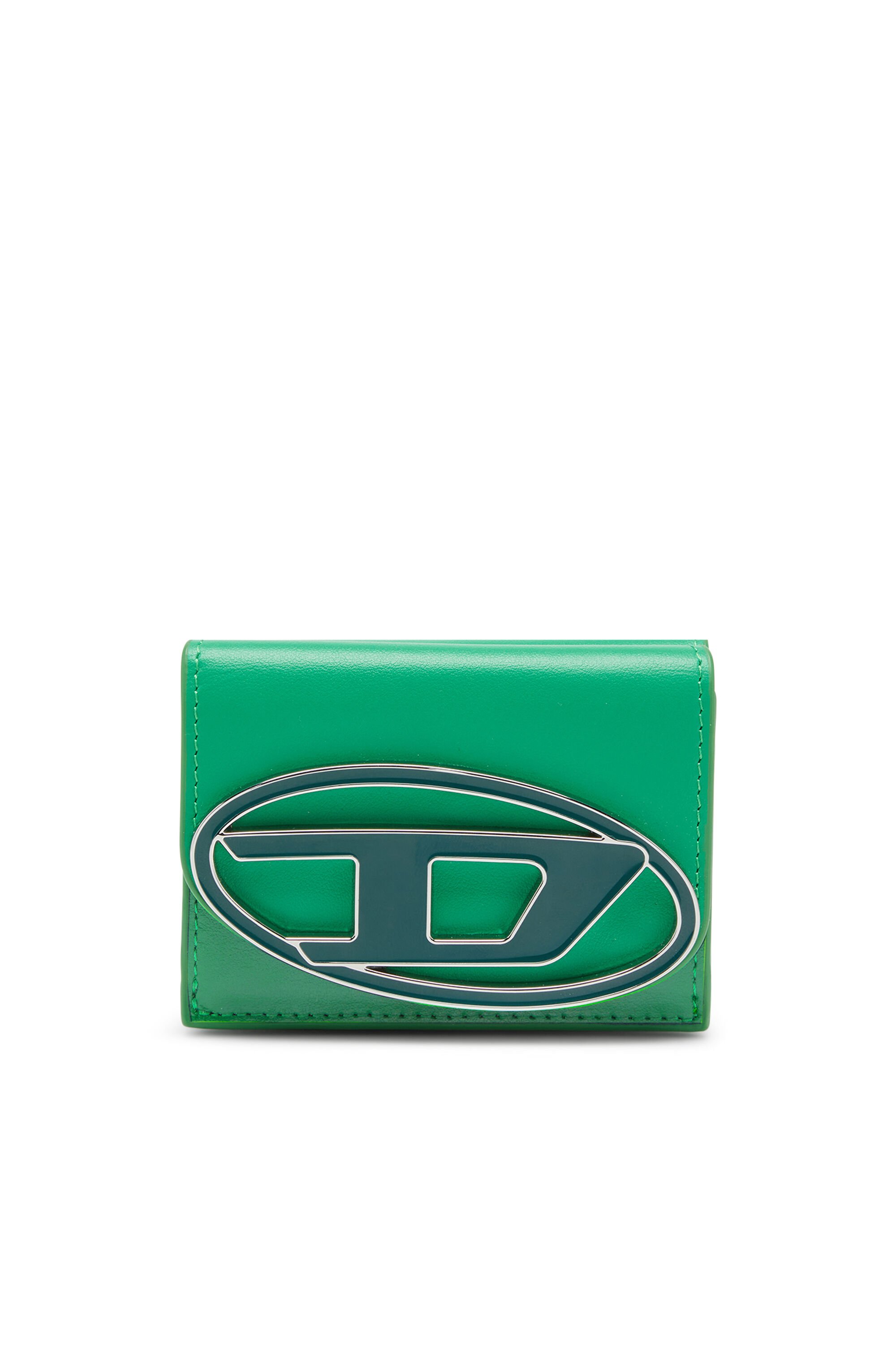 Diesel - 1DR TRI FOLD COIN XS II, Female's 三つ折りウォレット in グリーン - 1