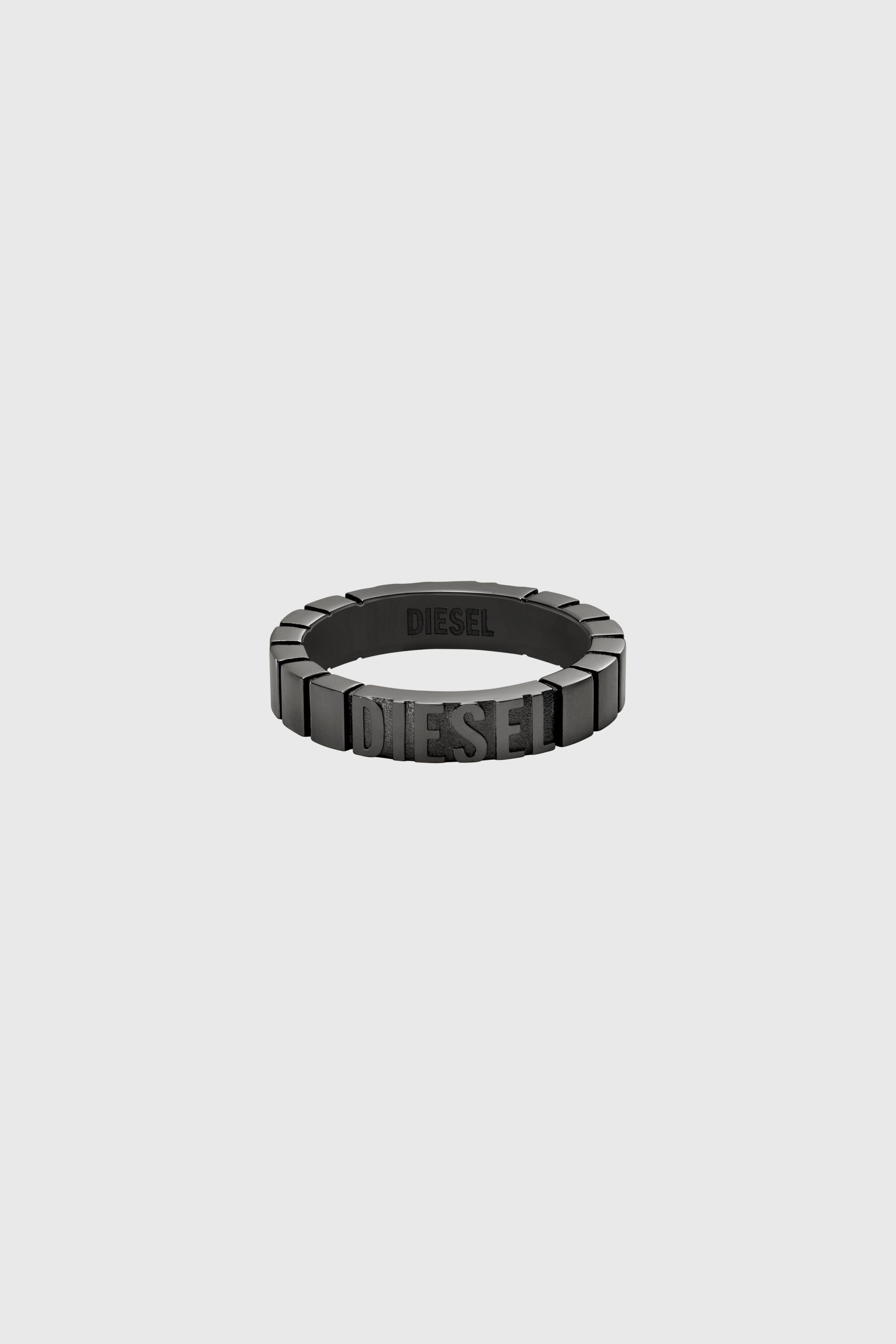 Diesel - DX1612060, Unisex's リング in ブラック - 2