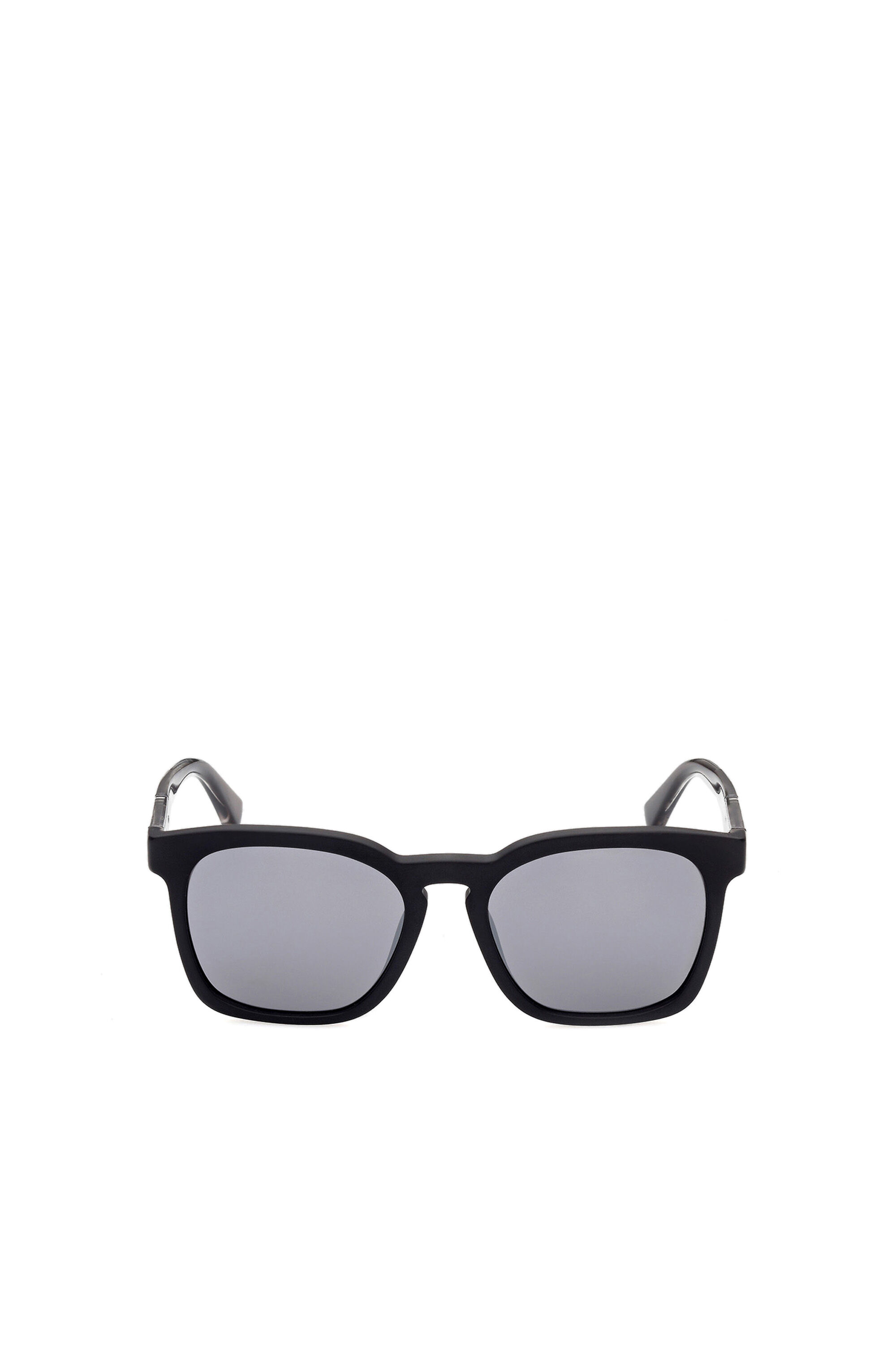 Diesel - DL0342, Unisex's Sunglasses with squared proportions frame in ブラック/グレー - 1