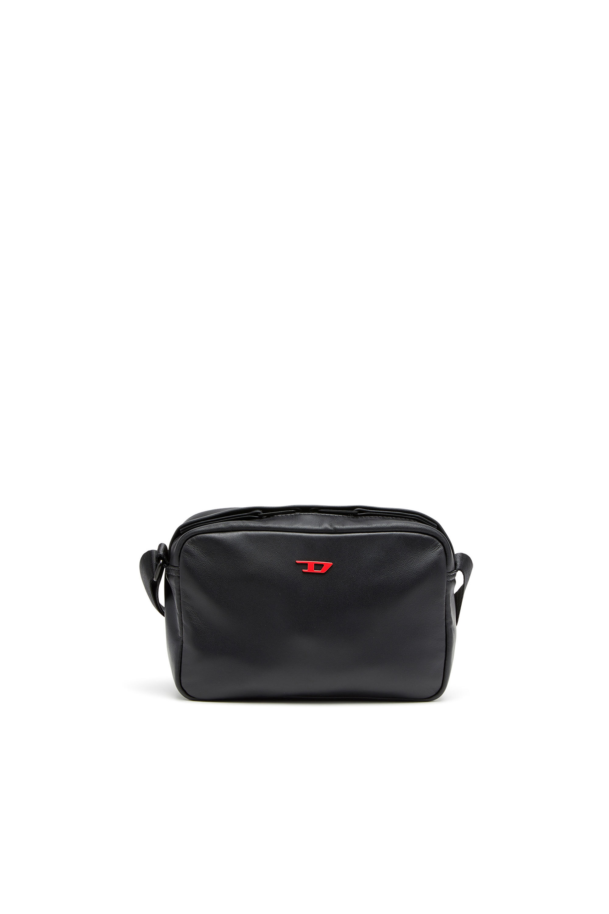 Diesel - RAVE CAMERA BAG X, Male's Rave-Camera bag in nappa leather in ブラック - 2