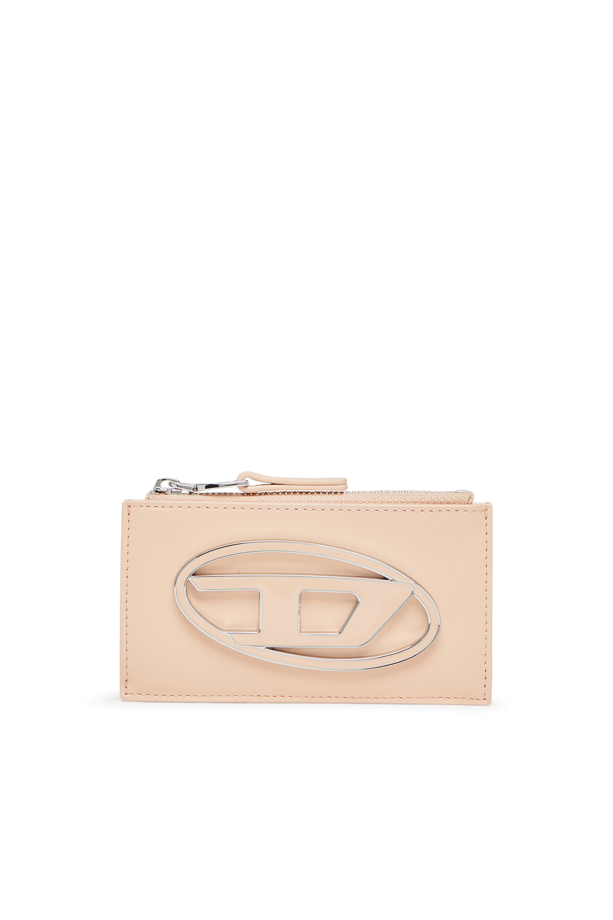 Diesel - 1DR CARD HOLDER III, Female's Flat card holder in nappa leather in ヌードカラー - 1