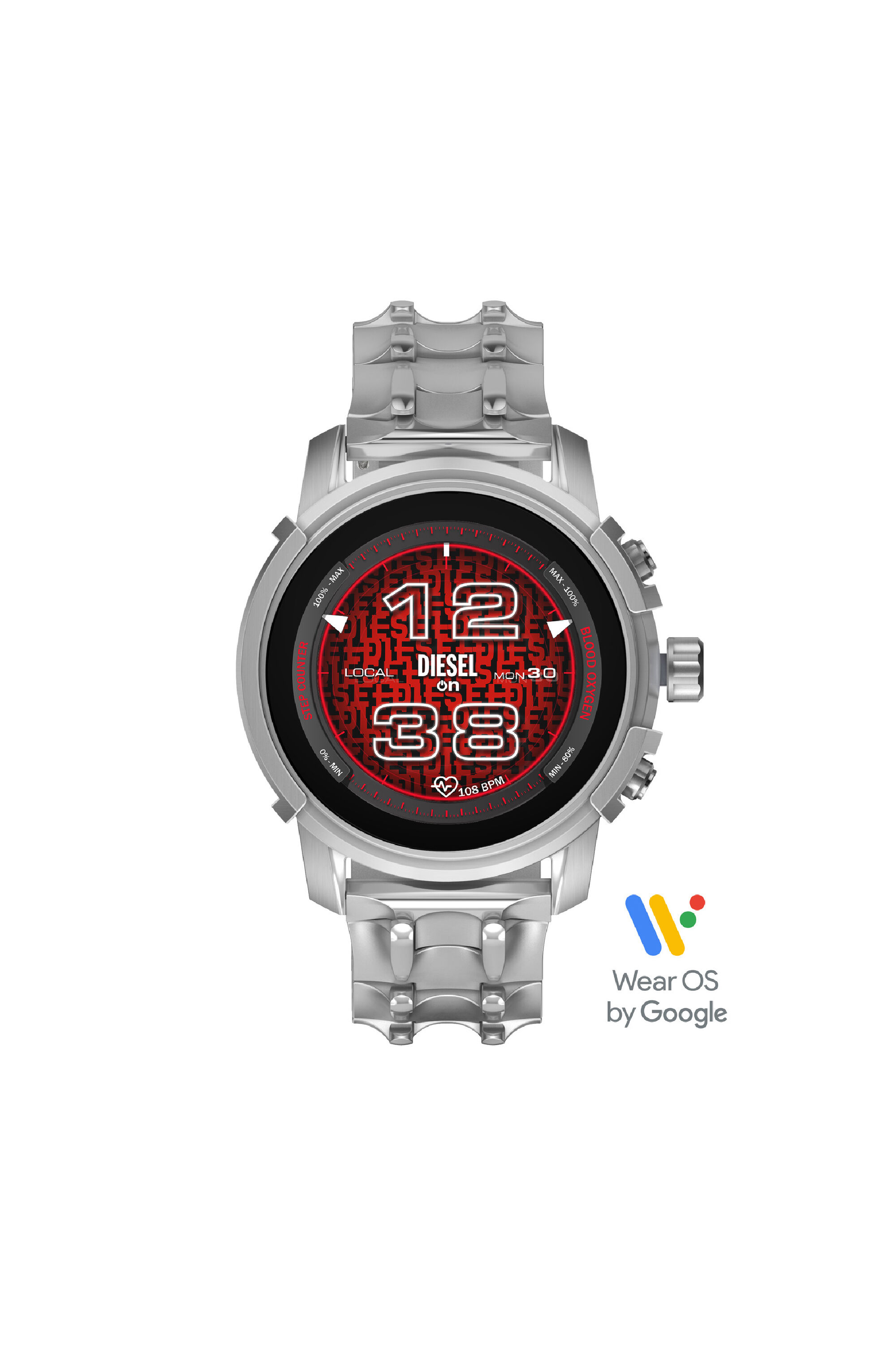 Diesel - DZT2040, Male's スマートウォッチ in シルバー - 5