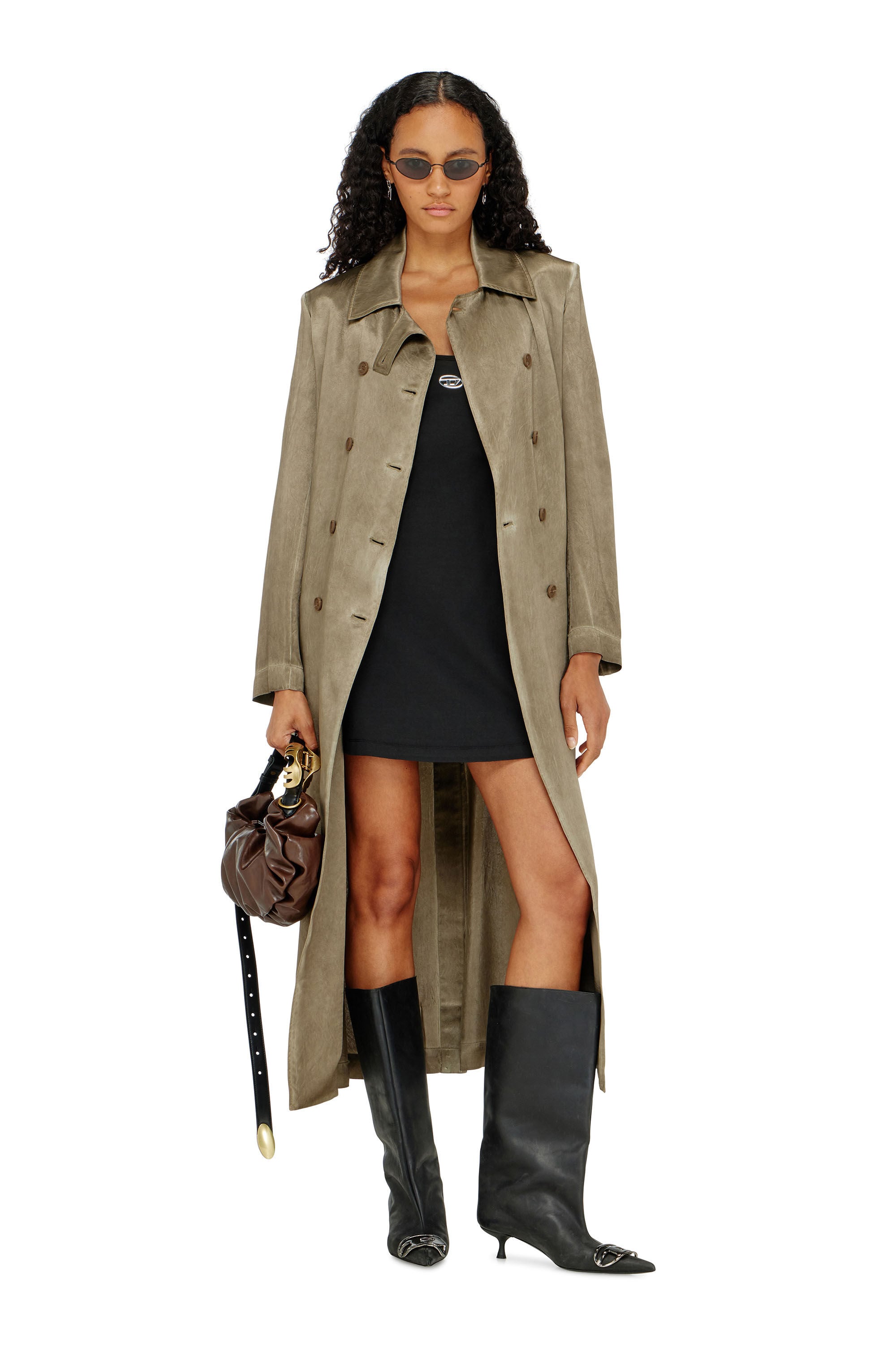 Diesel - D-NEWHOP-OD, Female's カットソードレス in ブラック - 1
