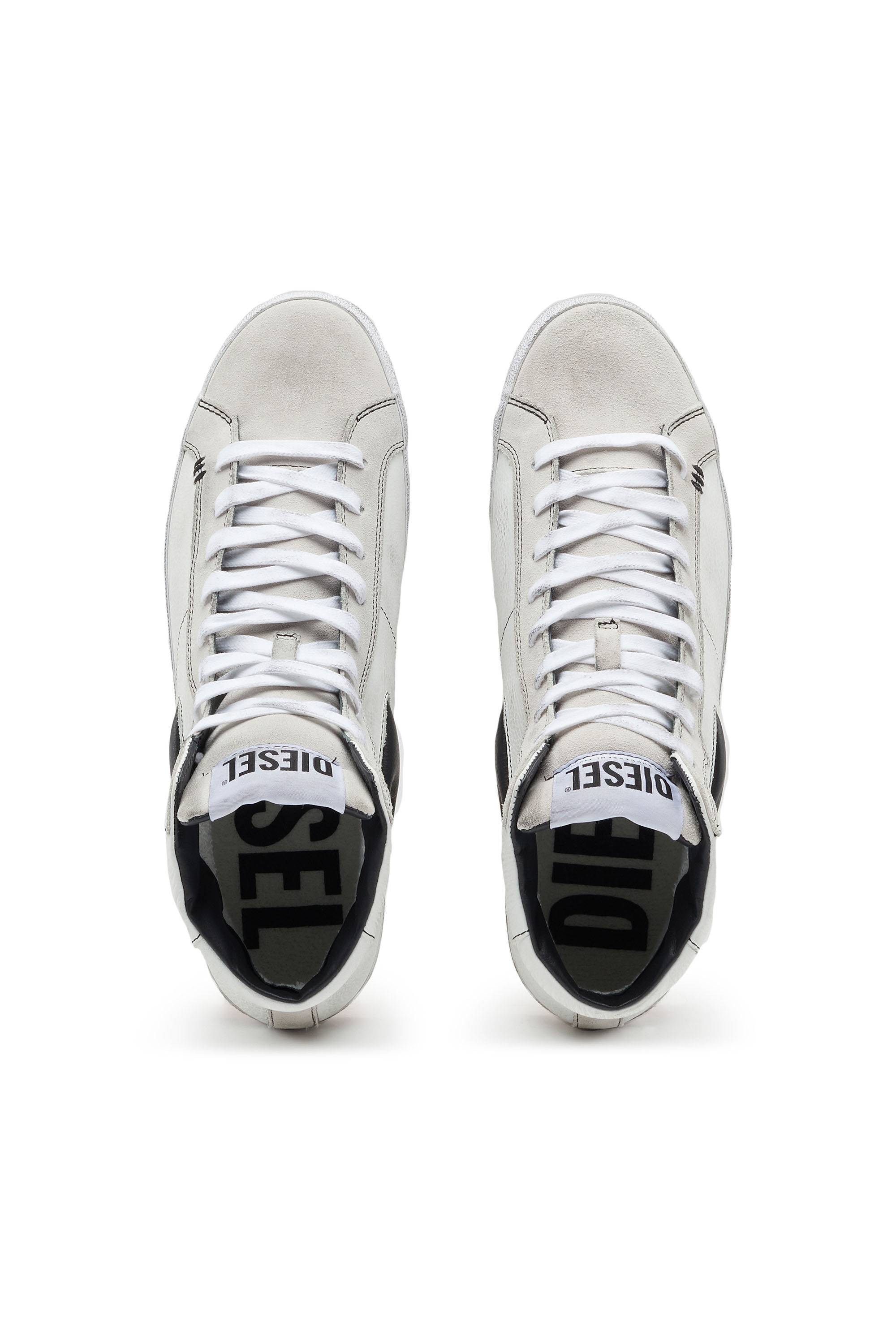 Diesel - S-LEROJI MID, Male's ハイカットスニーカー ロゴ - S-Leroji Mid in ホワイト - 6