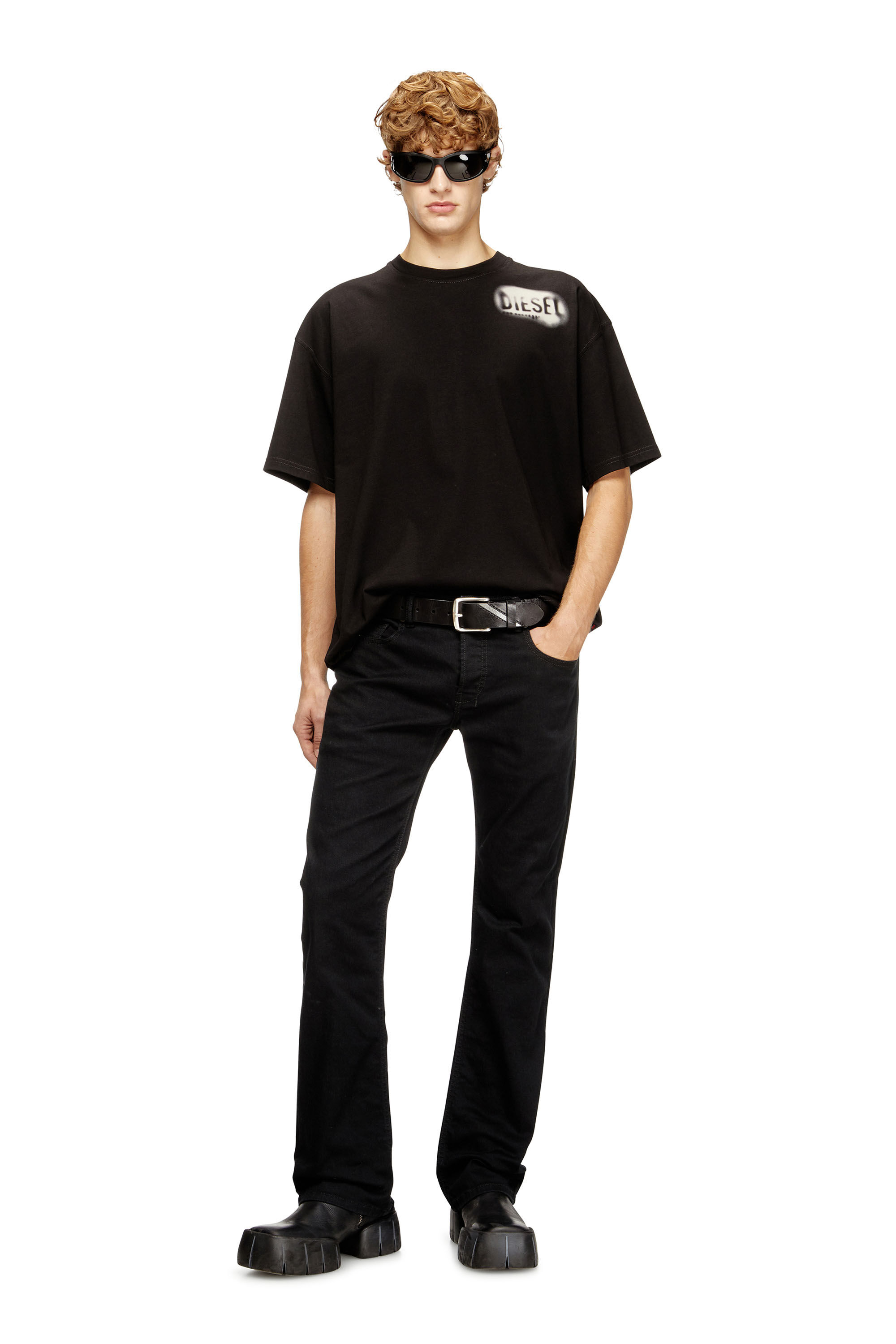 DIESEL Tシャツ ブラック XS T-BOXT-V2 Tシャツ｜ブラック｜メンズ｜DIESEL