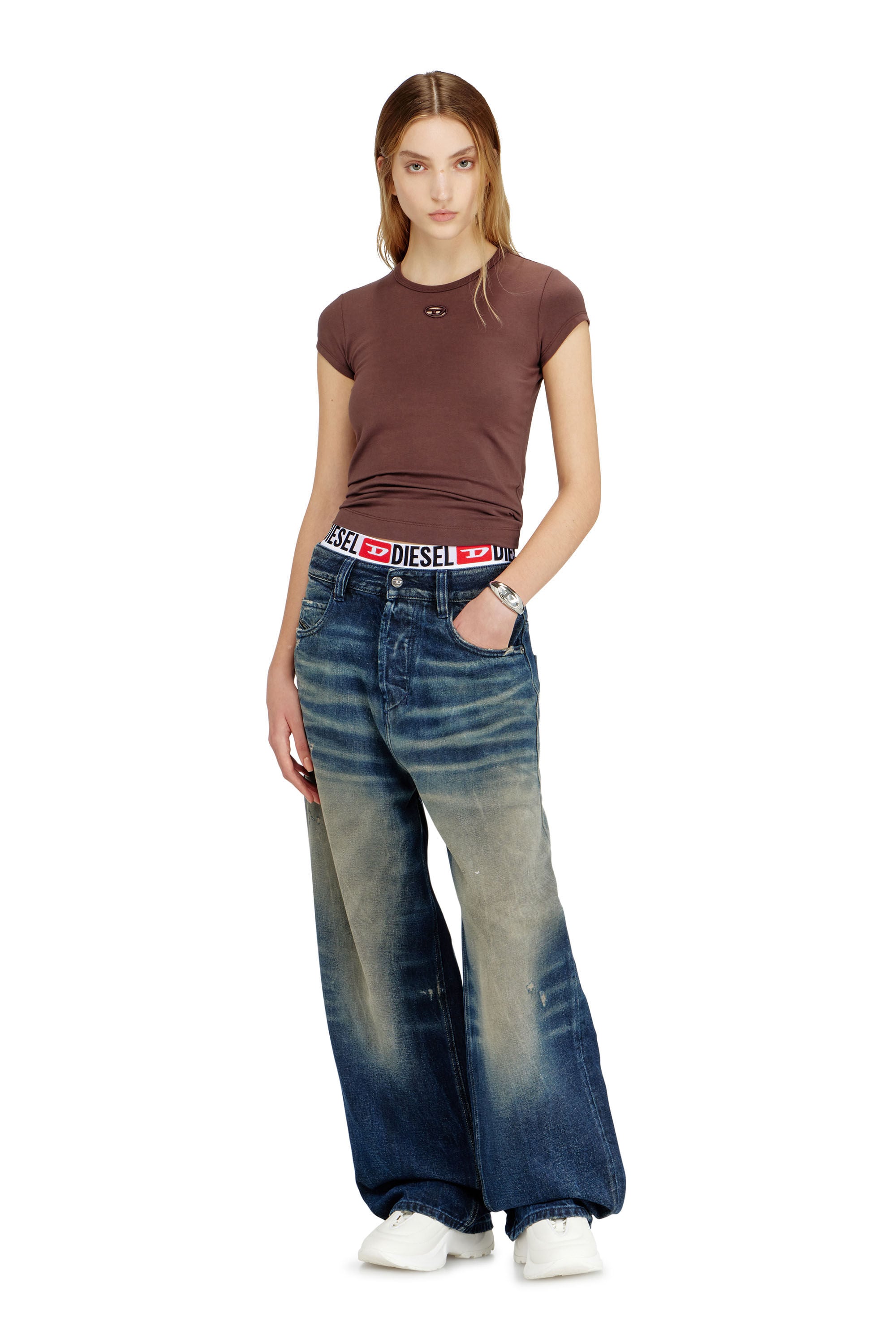 Relaxed Jeans ミドルウエスト 1997 D-Enim-M | ダークブルー