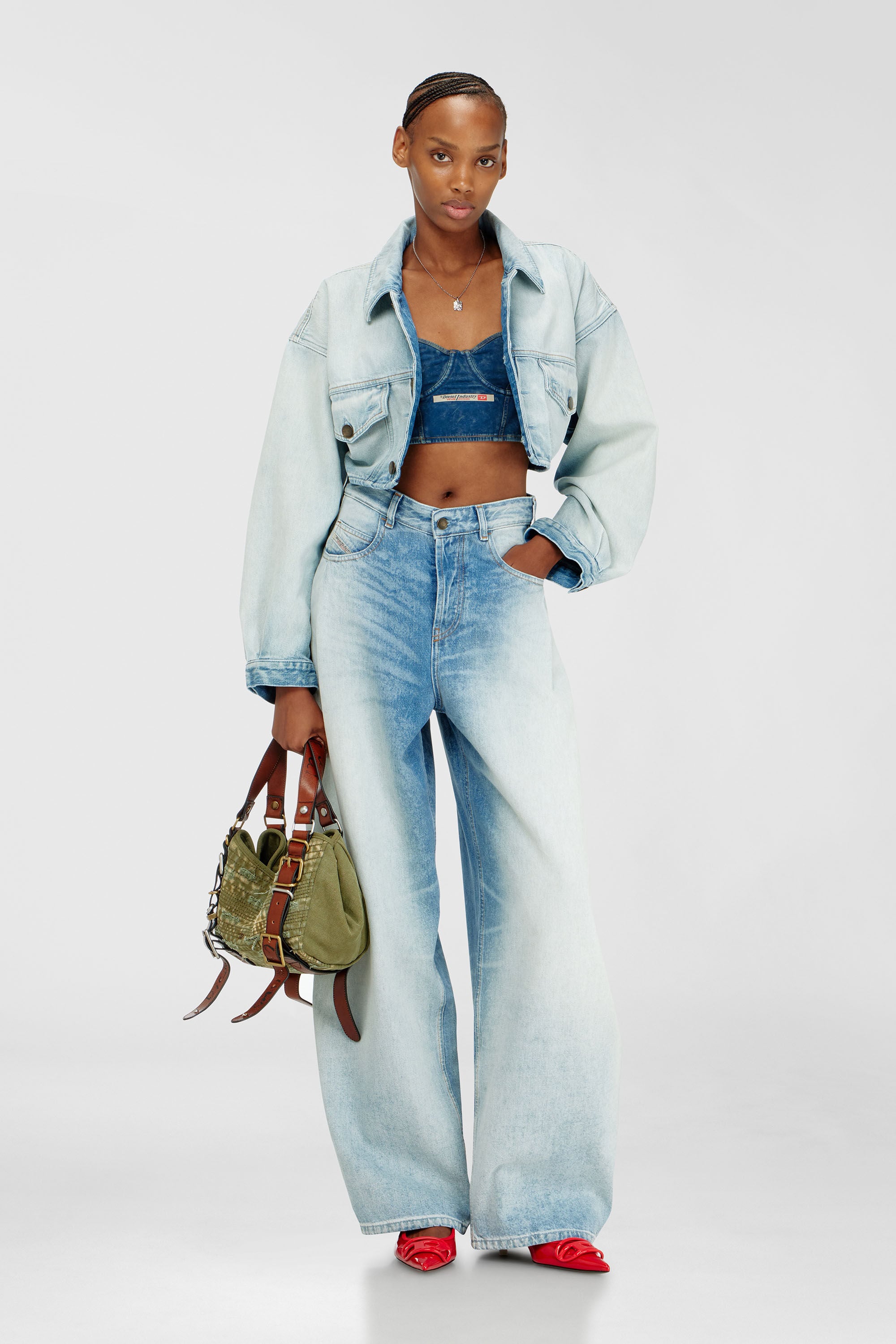 Diesel - SHEILA-DNM, Female's コルセット in ブルー - 5