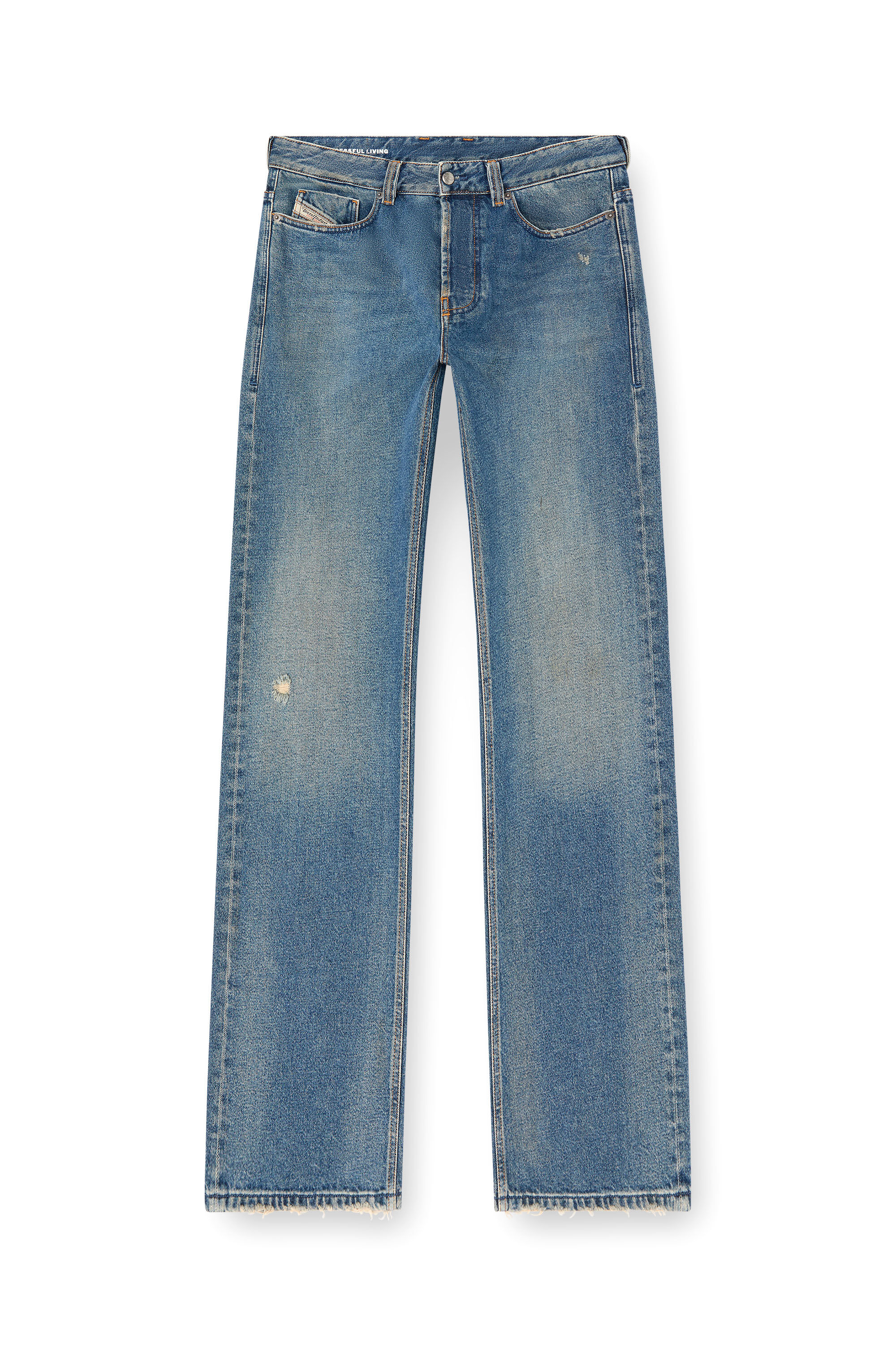 Diesel - Male's Relaxed Jeans 1980 D-Eeper 09J79, ミディアムブルー - 2