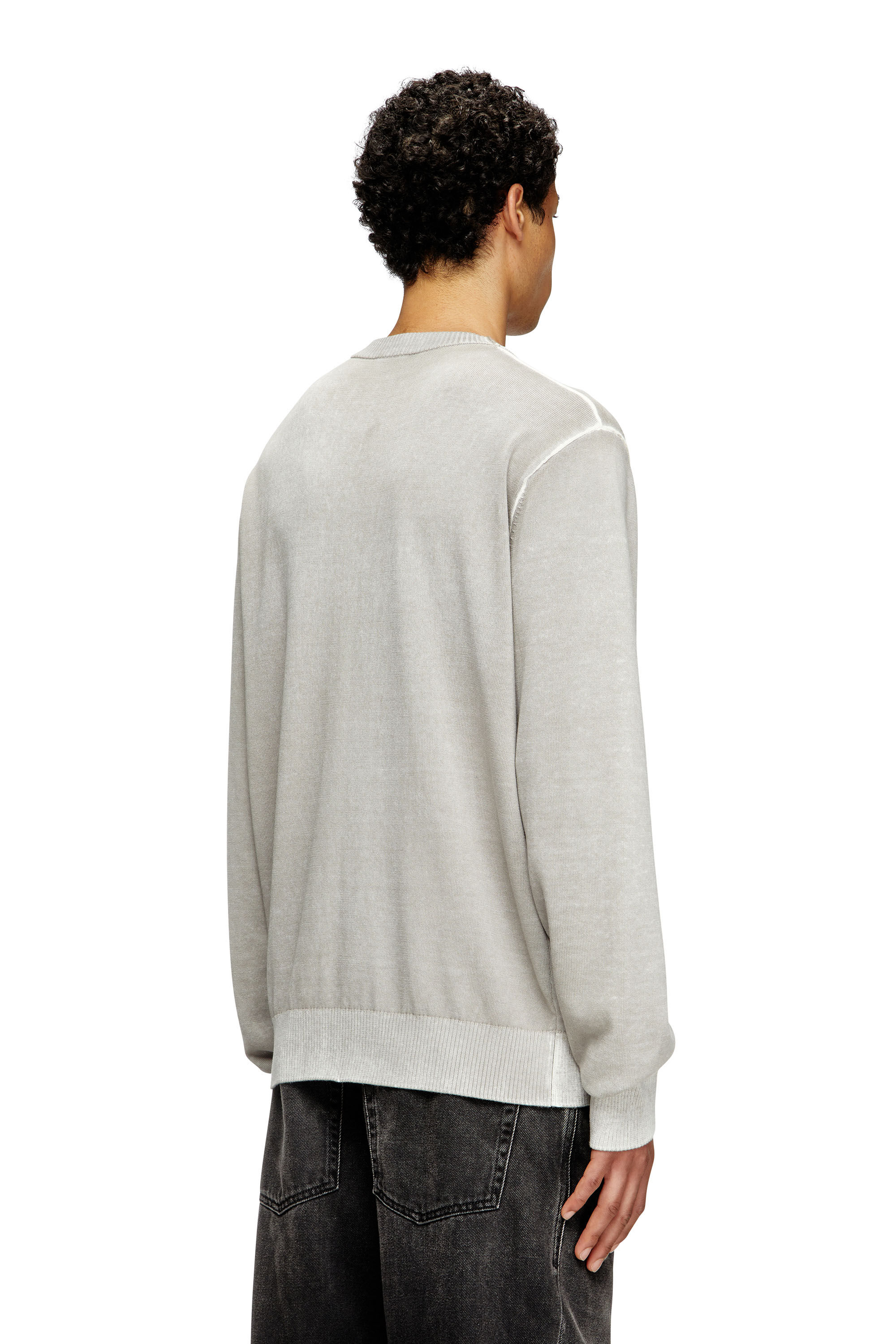 Diesel - K-LARENCE-B, Male's ニット in ライトグレー - 5