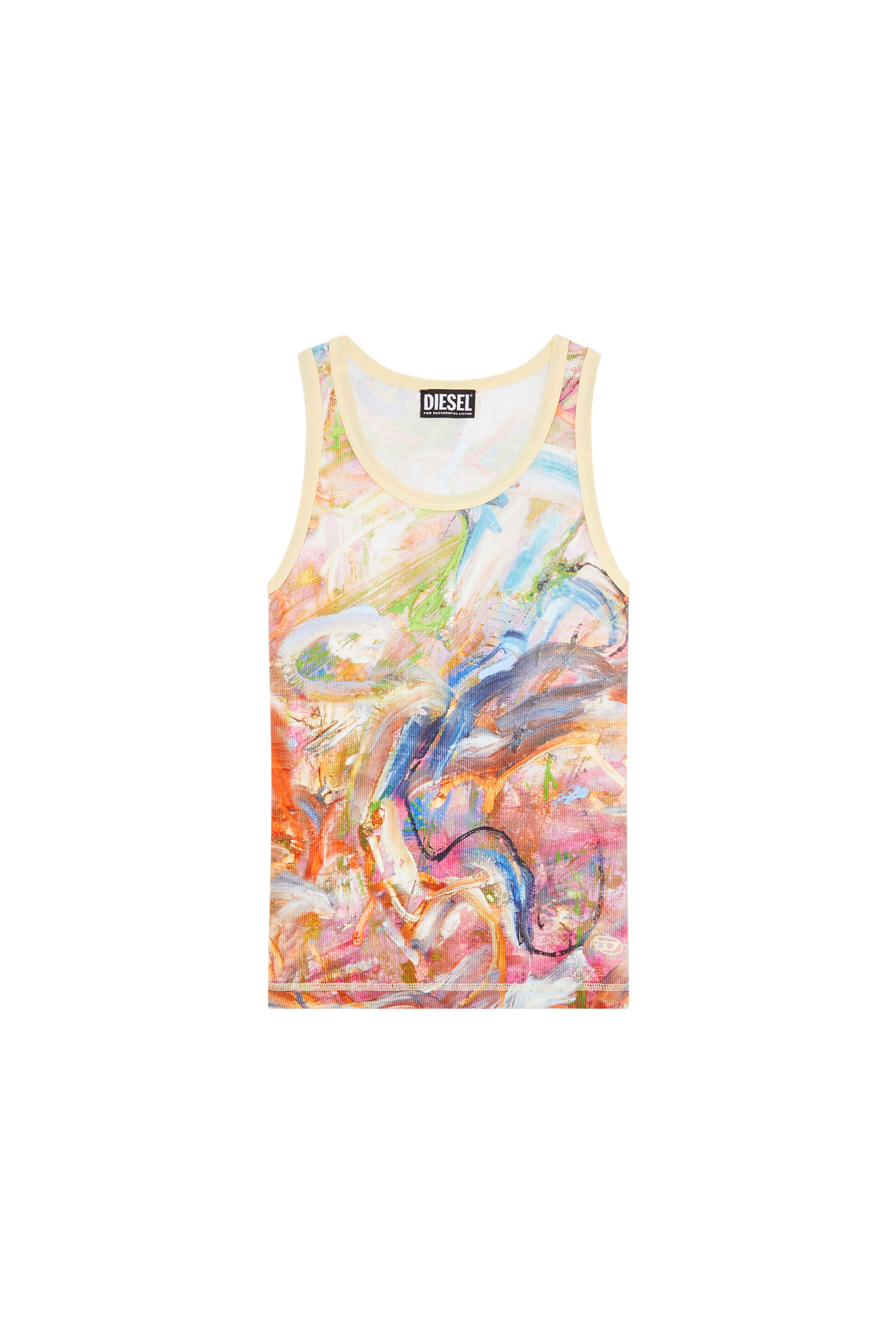T-ANKY-G2（MEN）: プリントタンクトップ ｜ディーゼル（DIESEL