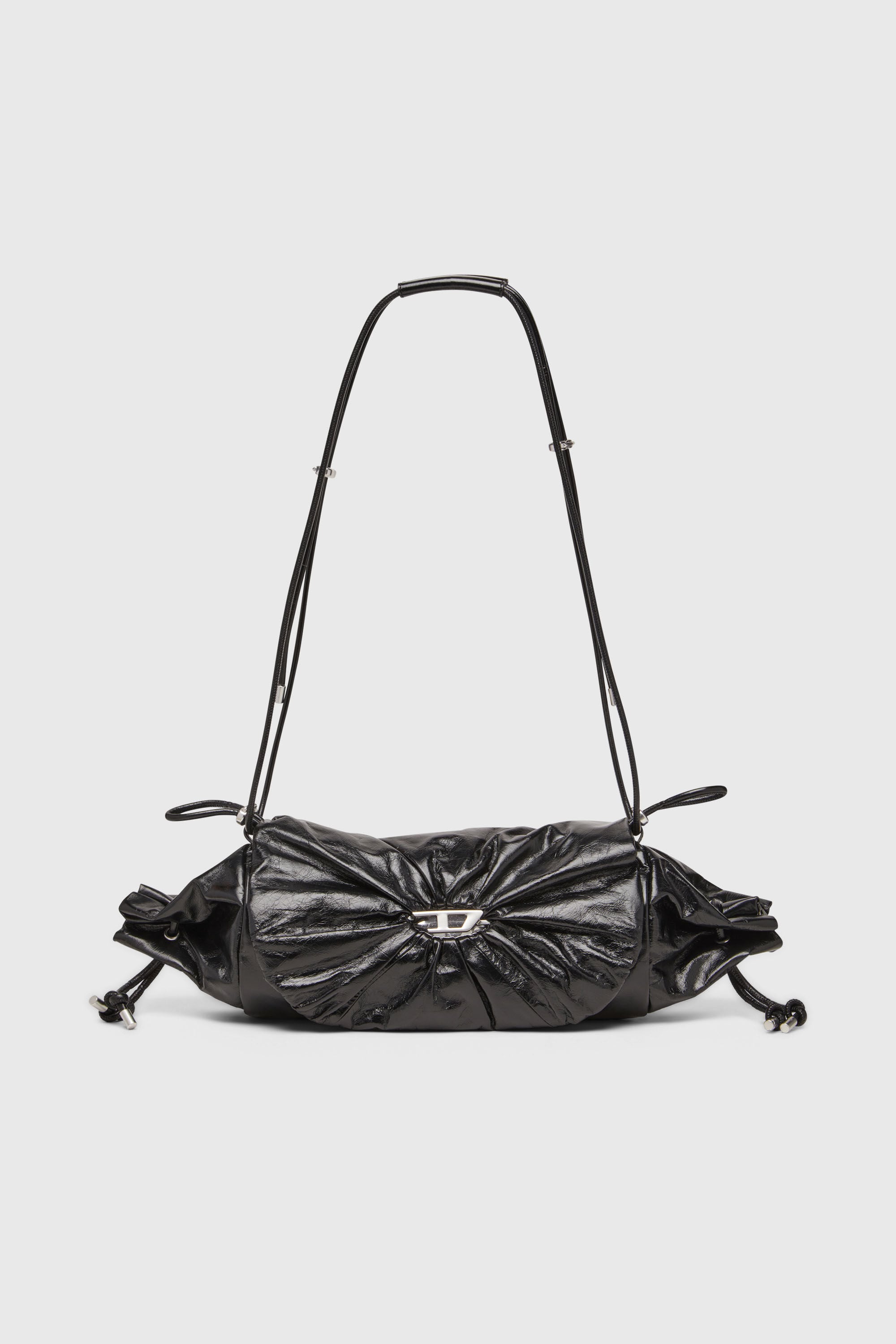 SCRUNCH-D SHOULDER M ショルダーバッグ｜ブラック｜ウィメンズ｜DIESEL