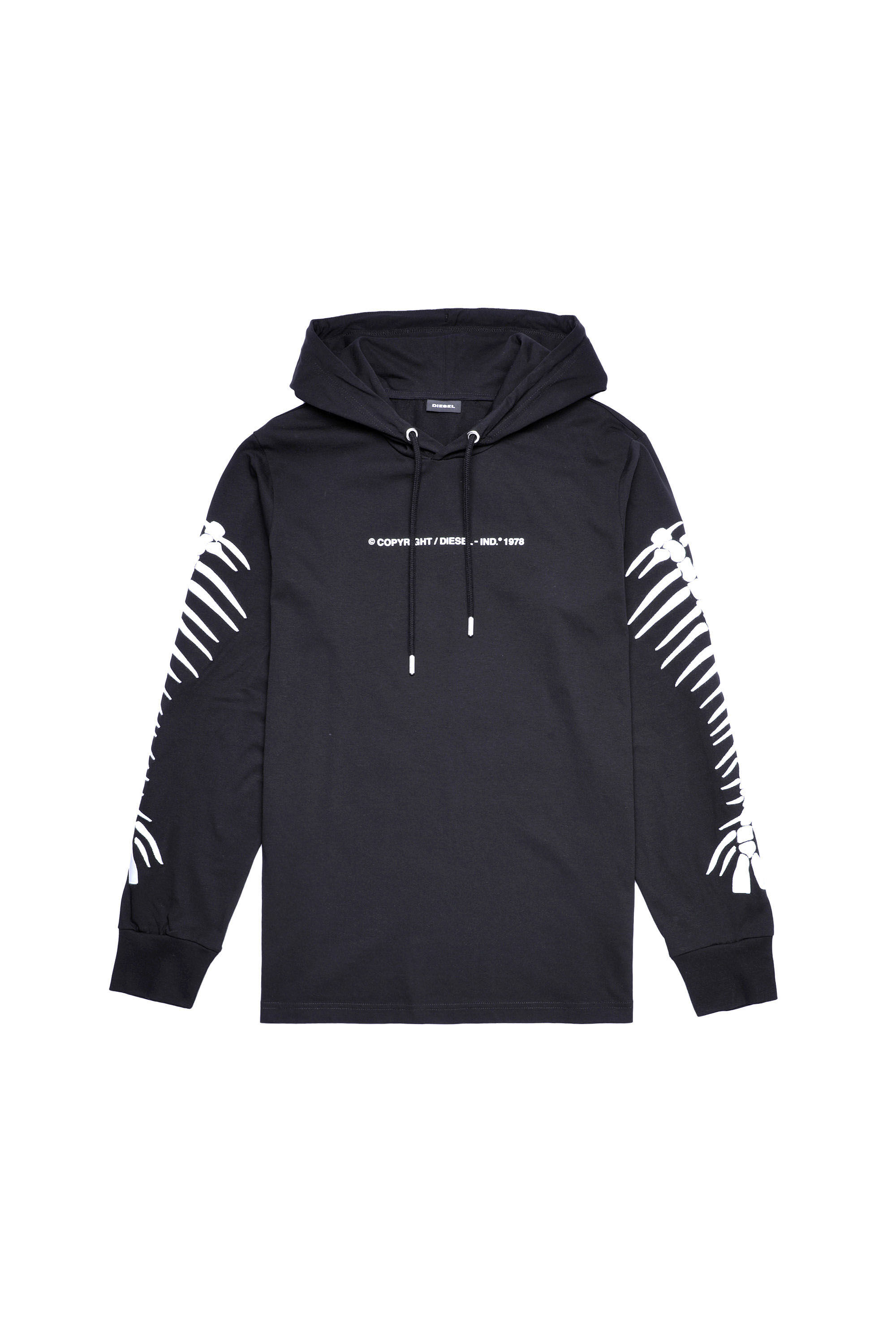 Diesel - T-JUST-LS-HOOD-A6, ブラック - Image 2