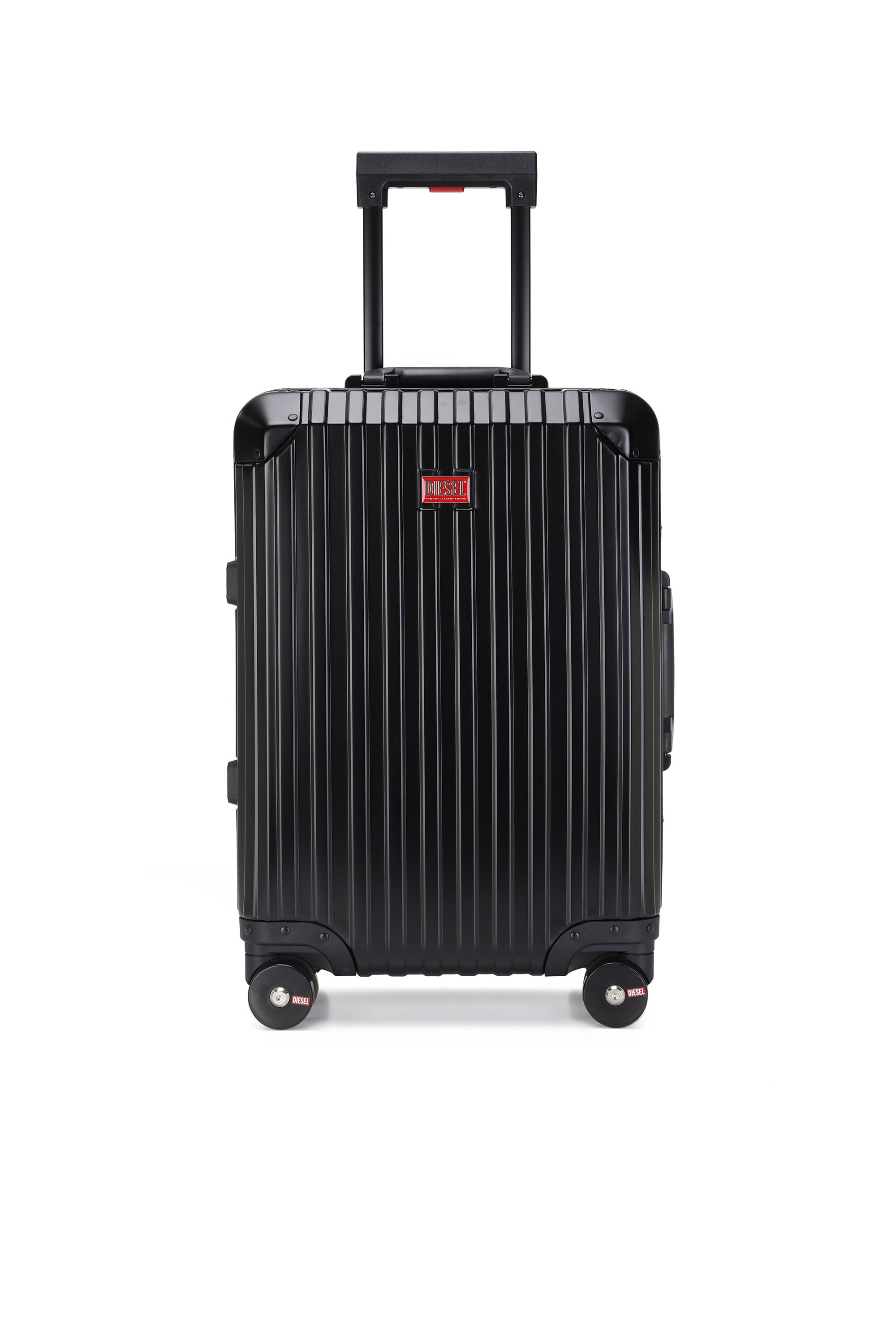 Diesel - DIESEL ALUMINUM TROLLEY- DSL002, Unisex's Aluminum suitcase size S in ブラック - 1