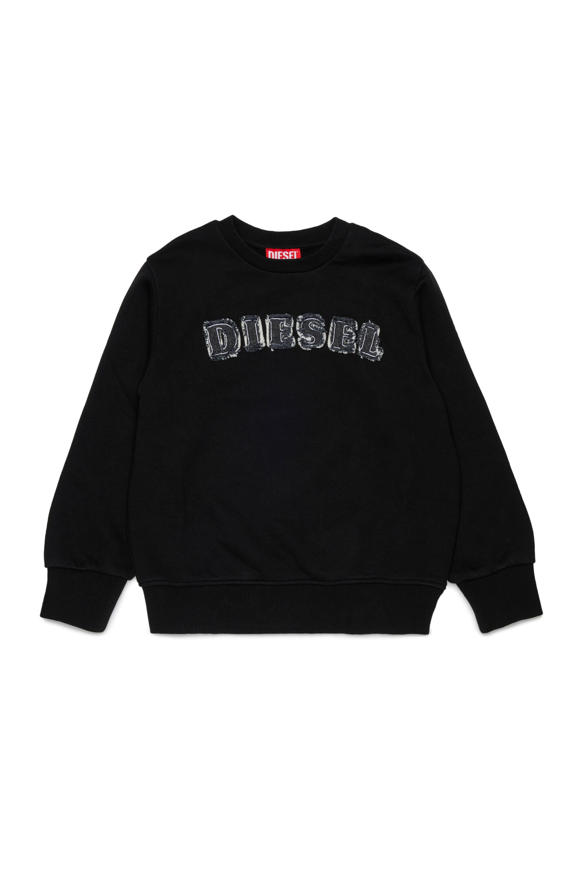 Diesel - SJEANS OVER, Male's スウェット in ブラック - 1
