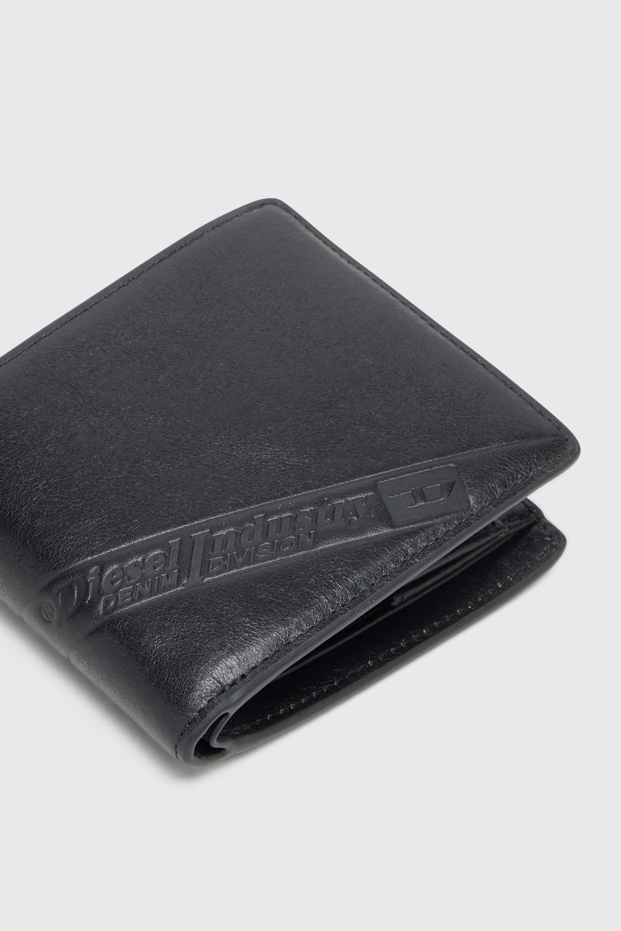 FLAG-D BI-FOLD COIN S 3D 二つ折りウォレット｜ブラック｜メンズ｜DIESEL