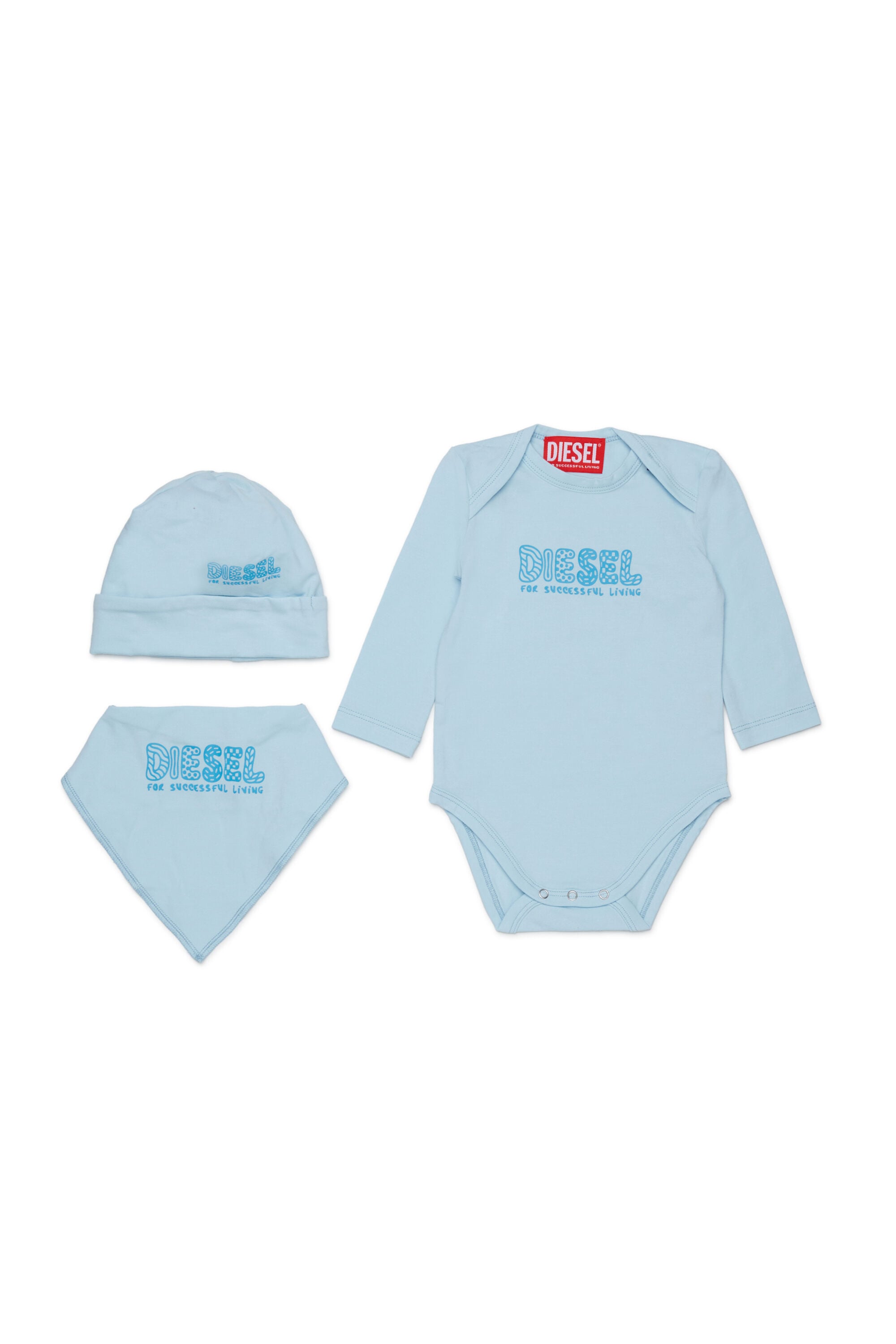 Diesel - UBBYBOX-NB, Unisex's ベビー3点セット in ライトブルー - 1