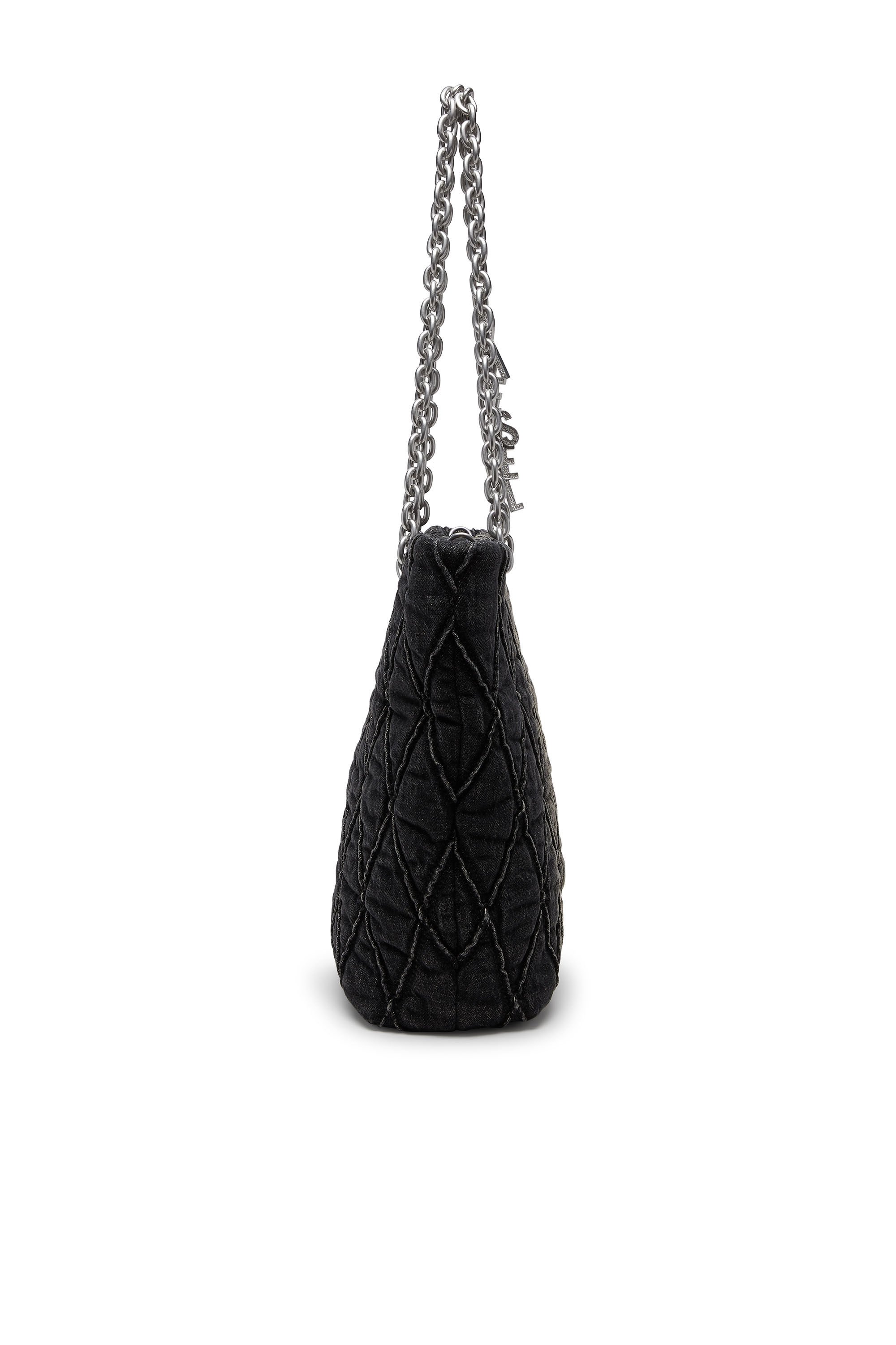 Diesel - CHARM-D SHOPPER M, Female's ショッパーバッグ M in ブラック - 4